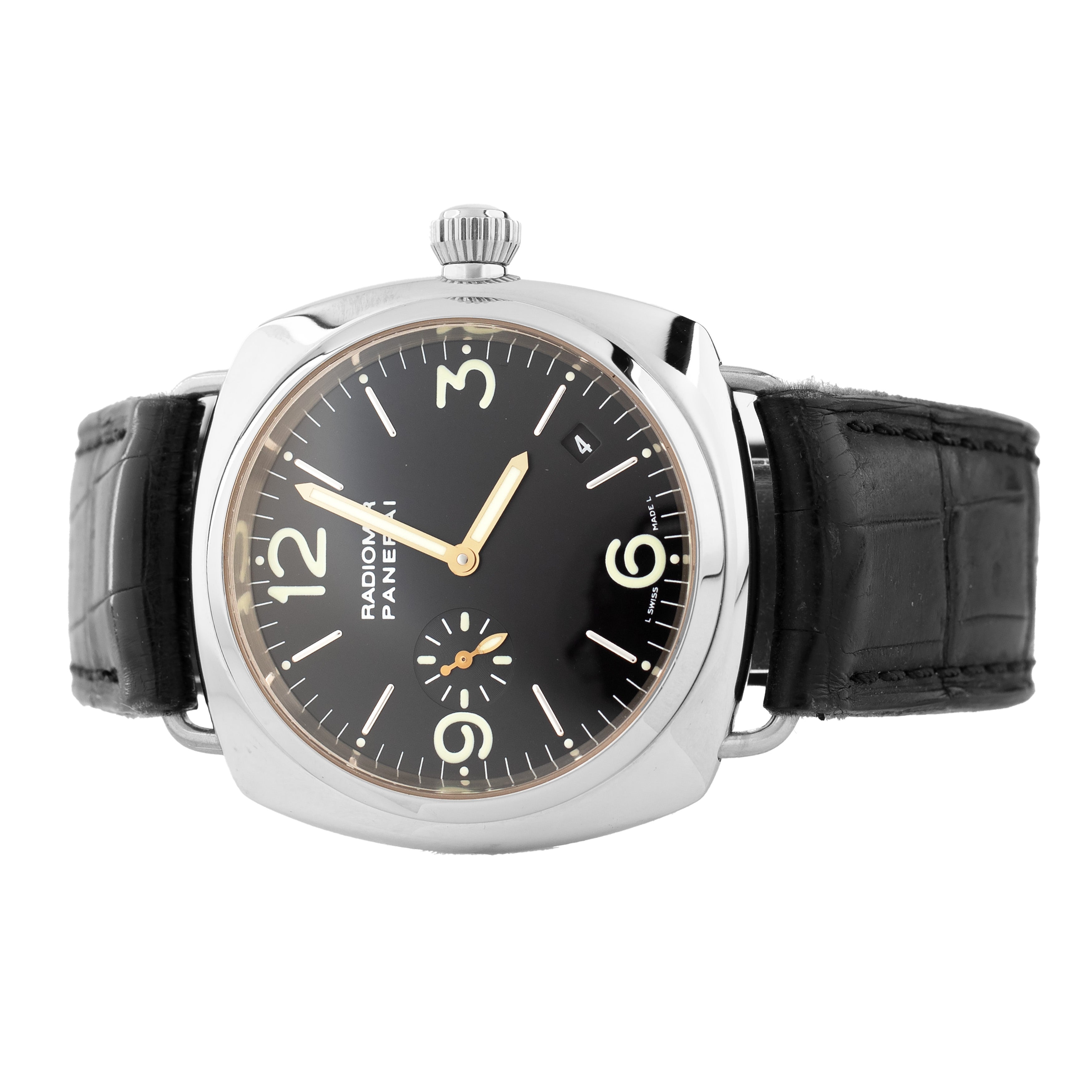 Panerai Radiomir White Gold Black Dial 40mm Pam00062 Full Set