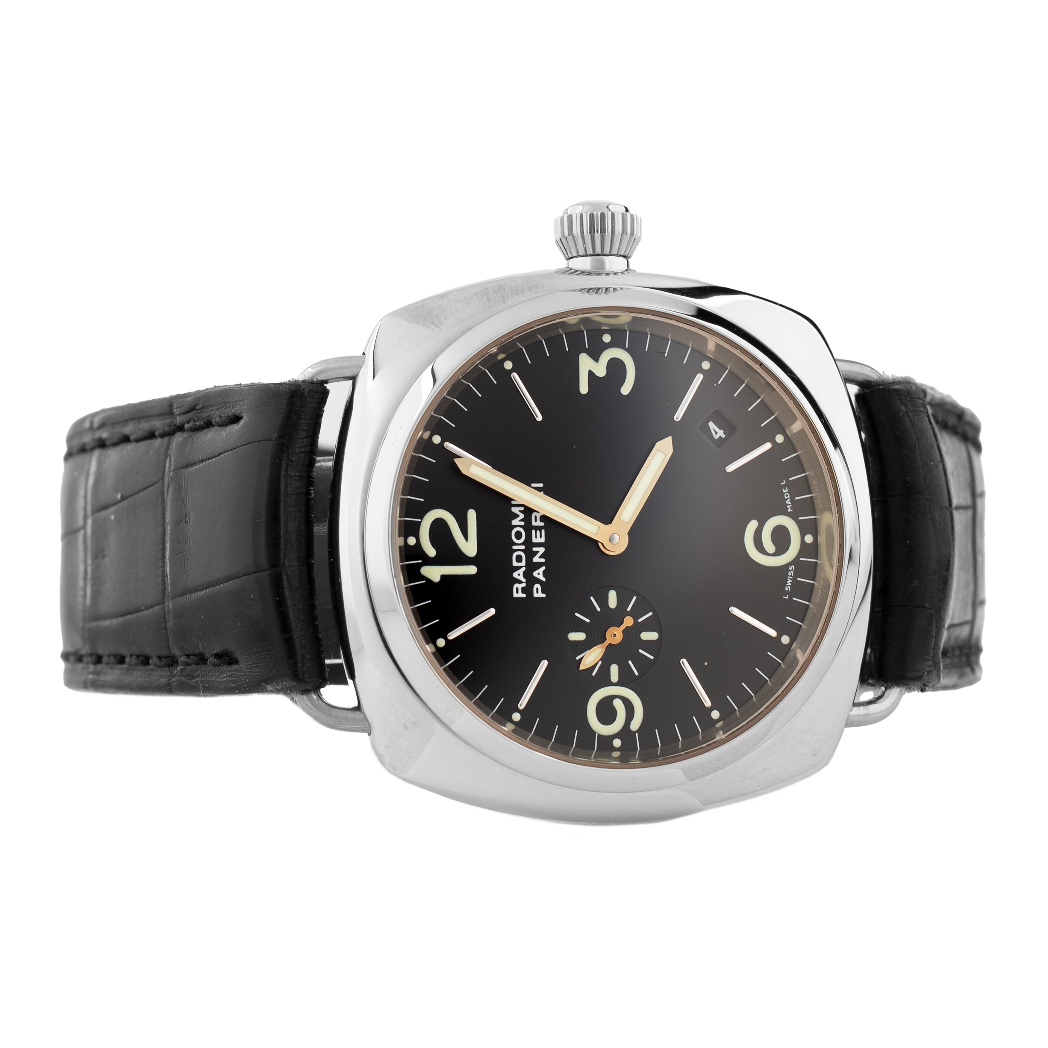 Panerai Radiomir White Gold Black Dial 40mm Pam00062 Full Set