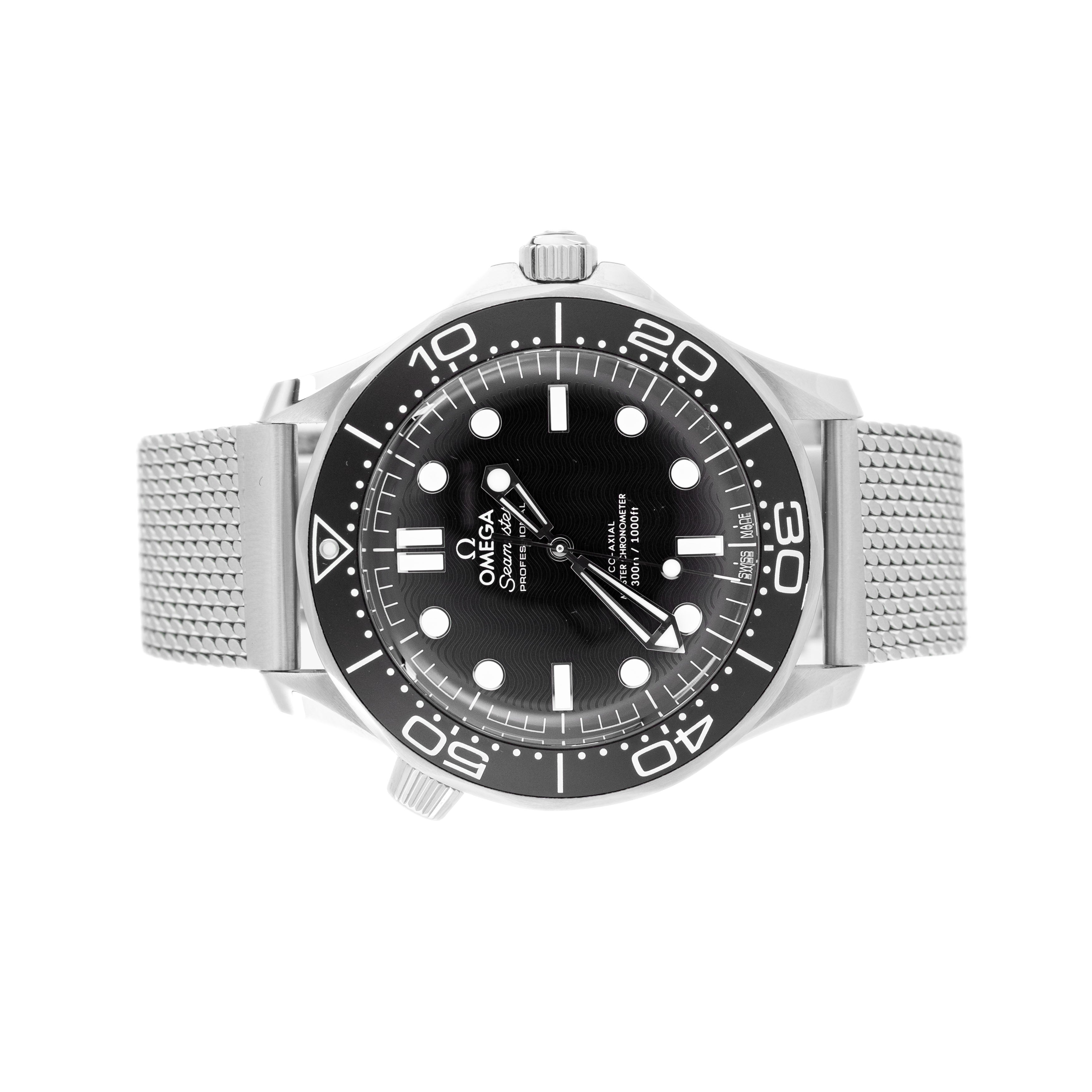 Omega Seamaster Diver 300m Stainless Steel Black  Dial 42mm 210.30.42.20.01.010 Full Set