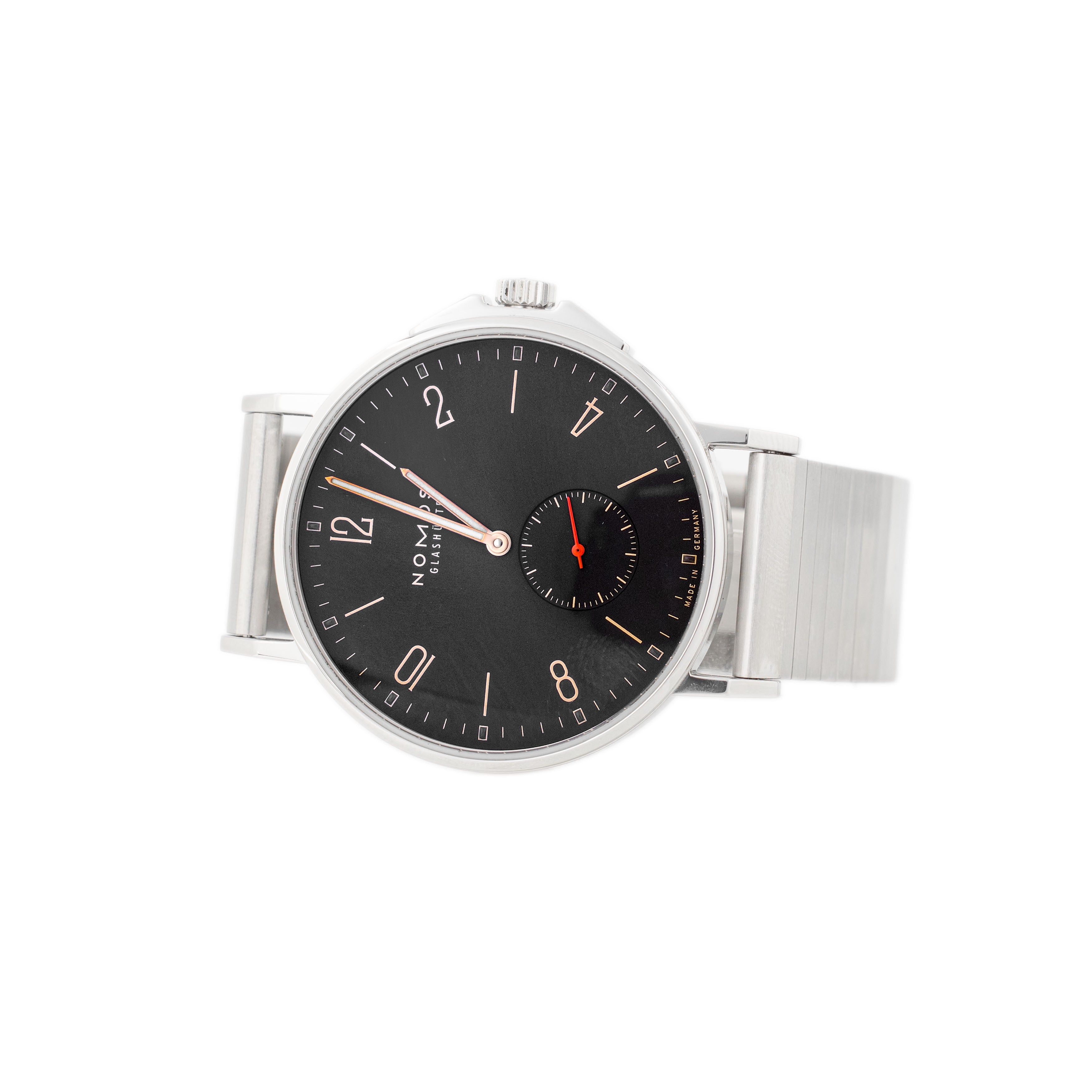NOMOS Glashutte Ahoi Atlantik Stainless Steel Gray Dial 40mm 552 Full Set