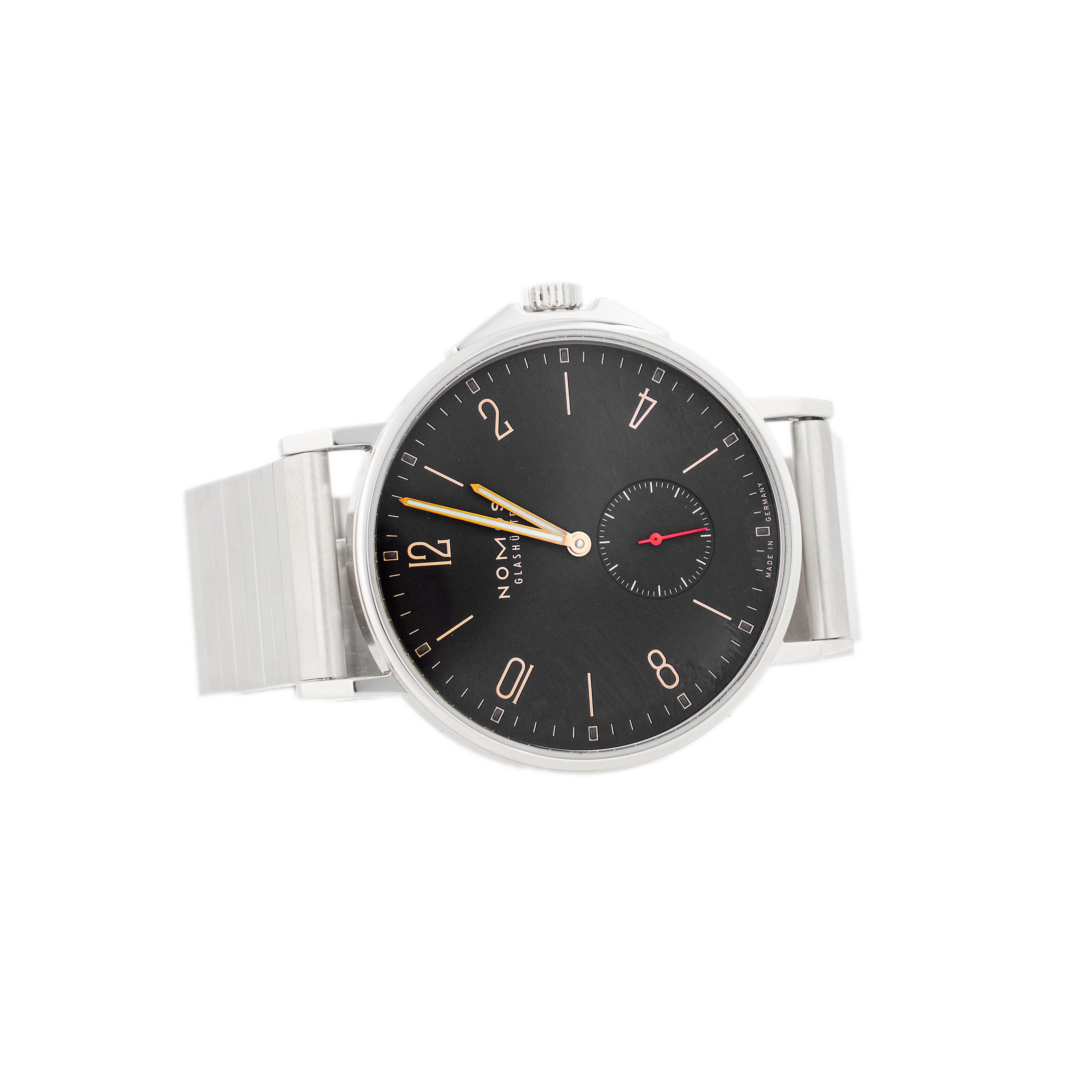 NOMOS Glashutte Ahoi Atlantik Stainless Steel Gray Dial 40mm 552 Full Set