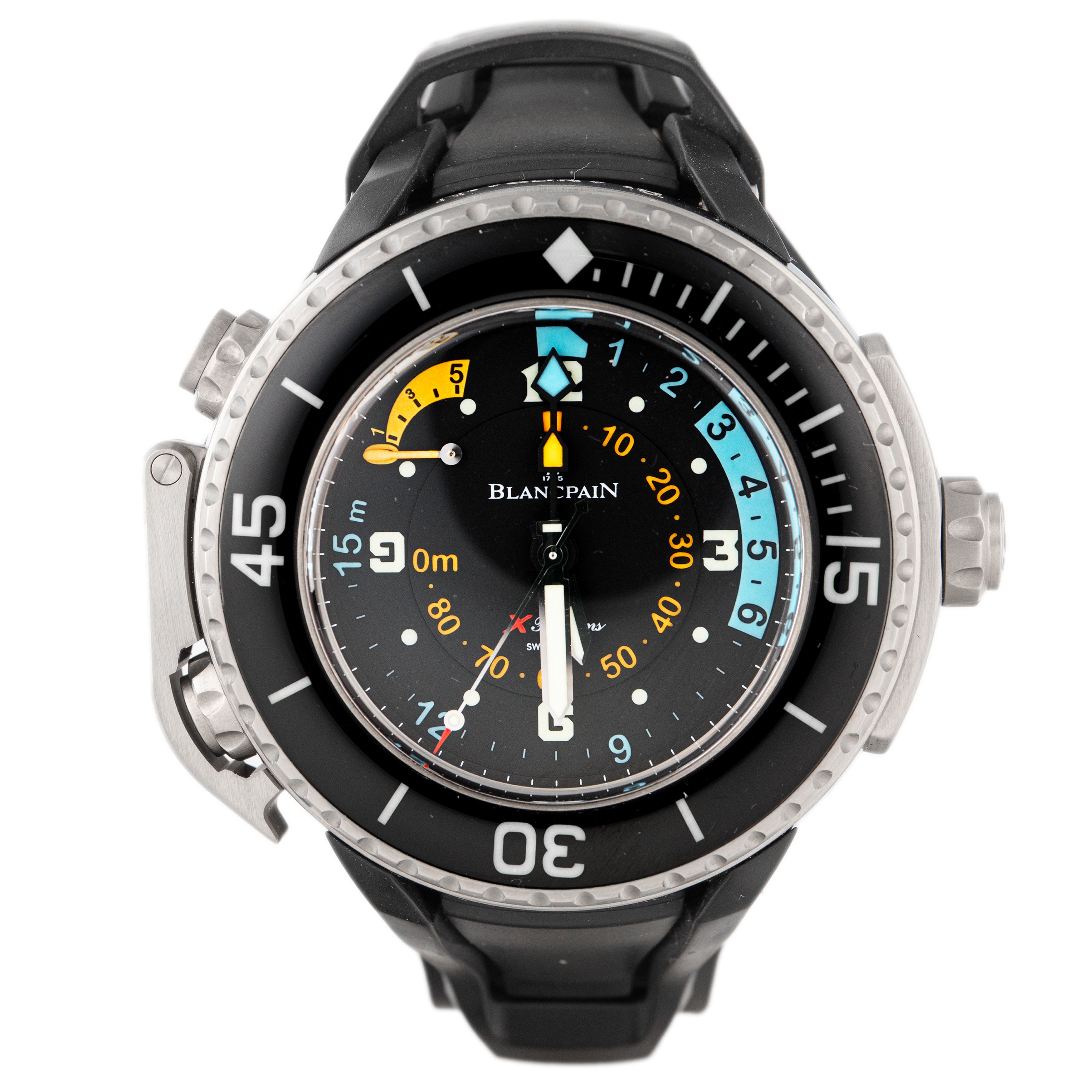 Blancpain Fifty Fathoms X Fathoms Titanium Black Dial 55.6mm 5018 1230 64A