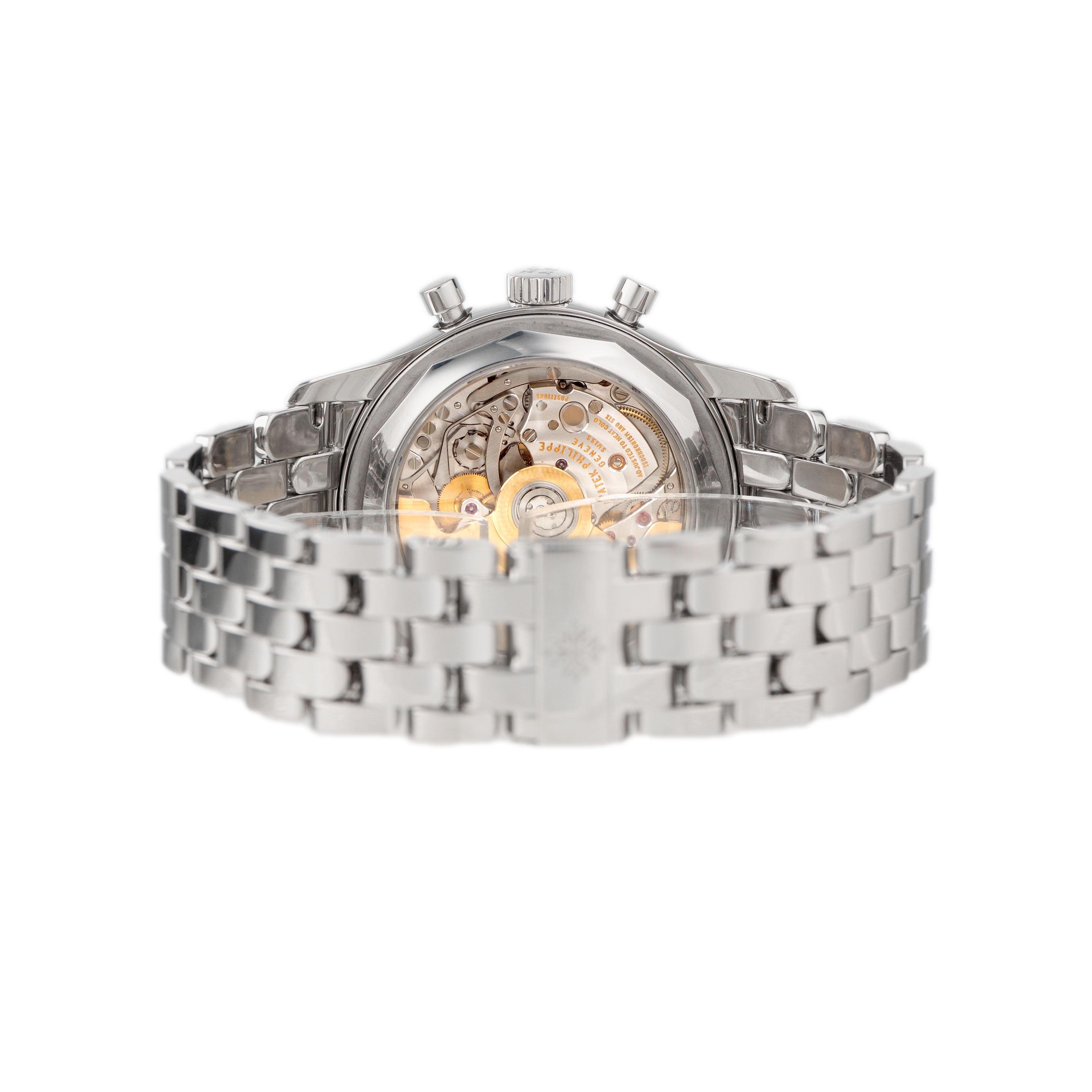 Patek Philippe Complications Annual Calendar Chronograph Stainless Steel Silver Dial 40.5mm 5960/1A-001 Full Set