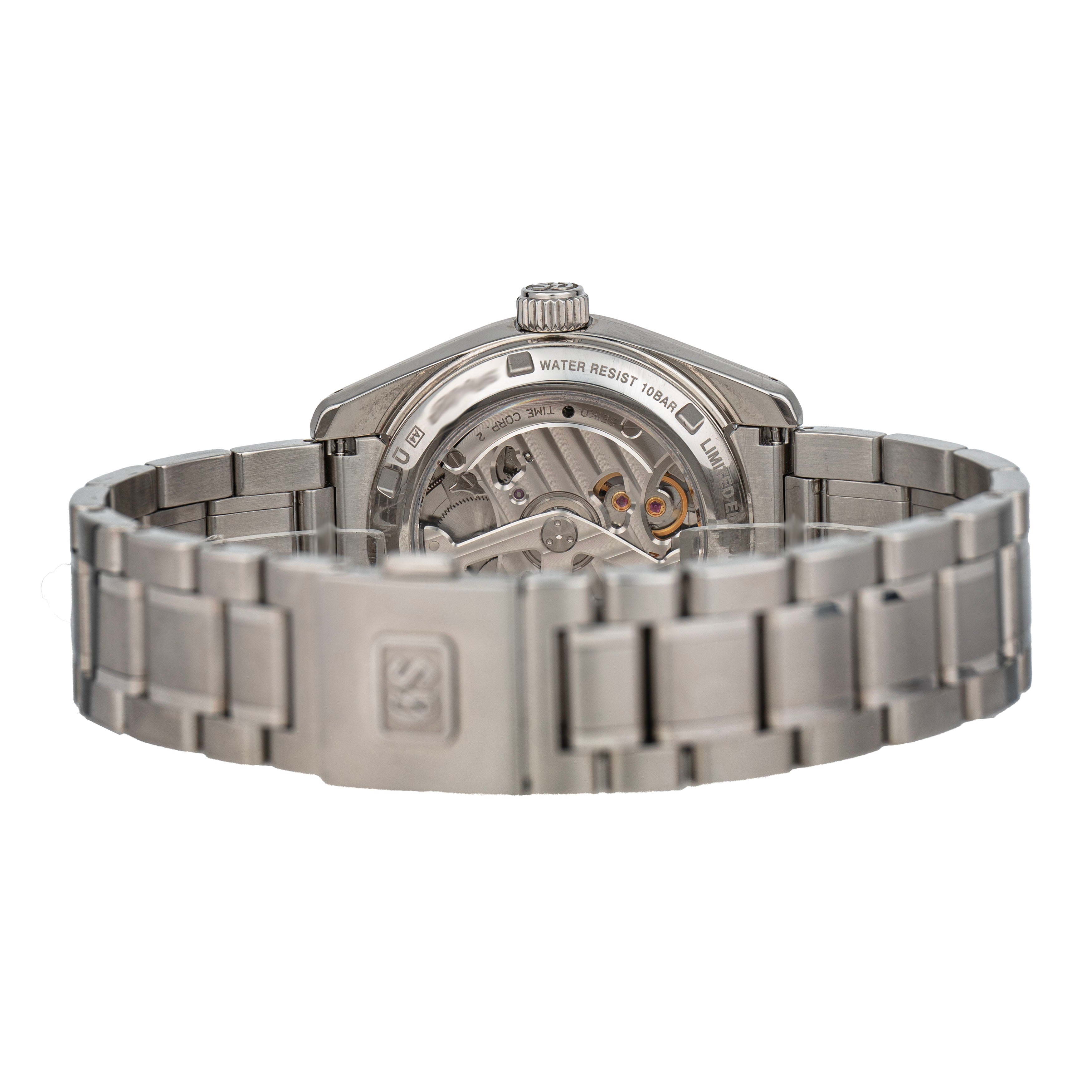 Grand Seiko Heritage Katana Stainless Steel Red Dial 40mm SBGA493 Full Set