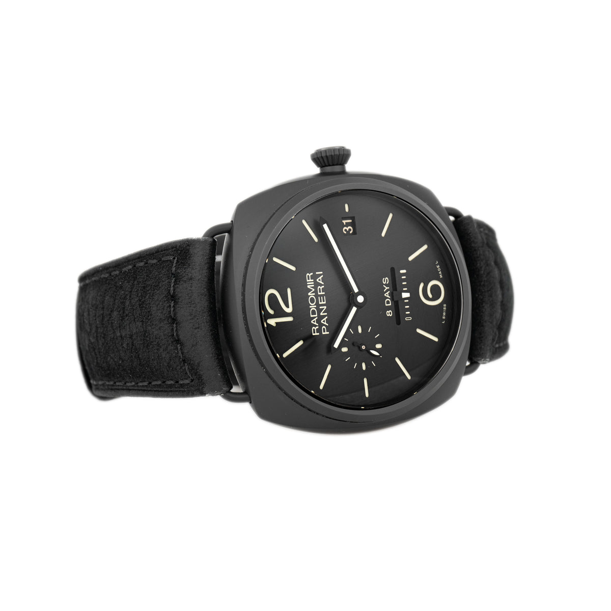 Panerai Radiomir Ceramica 8 Days Ceramic Black Dial 45mm PAM00384 Full Set