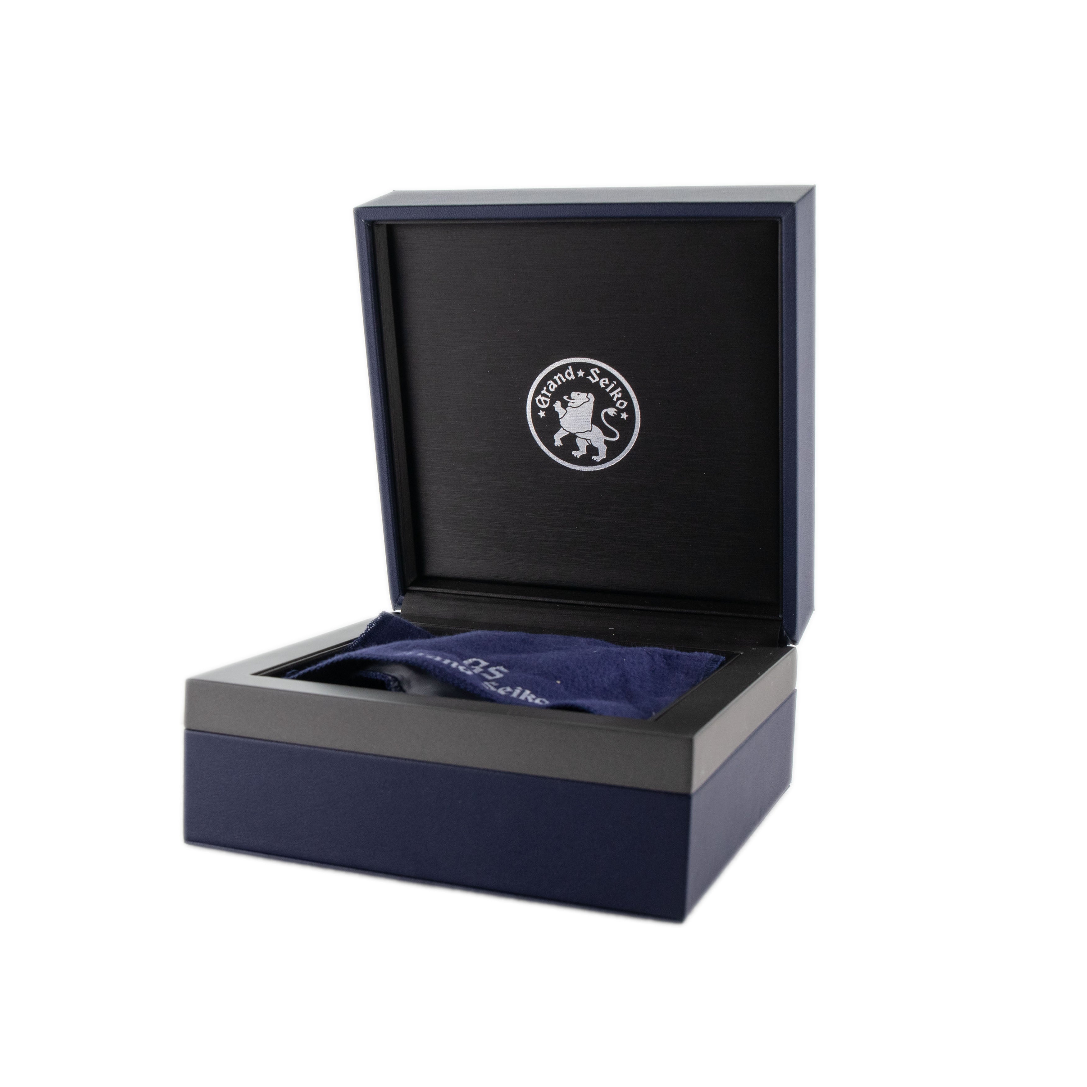 Grand Seiko Elegance GMT Shosho Stainless Steel Blue Dial 39.5mm SBGJ249 Full Set