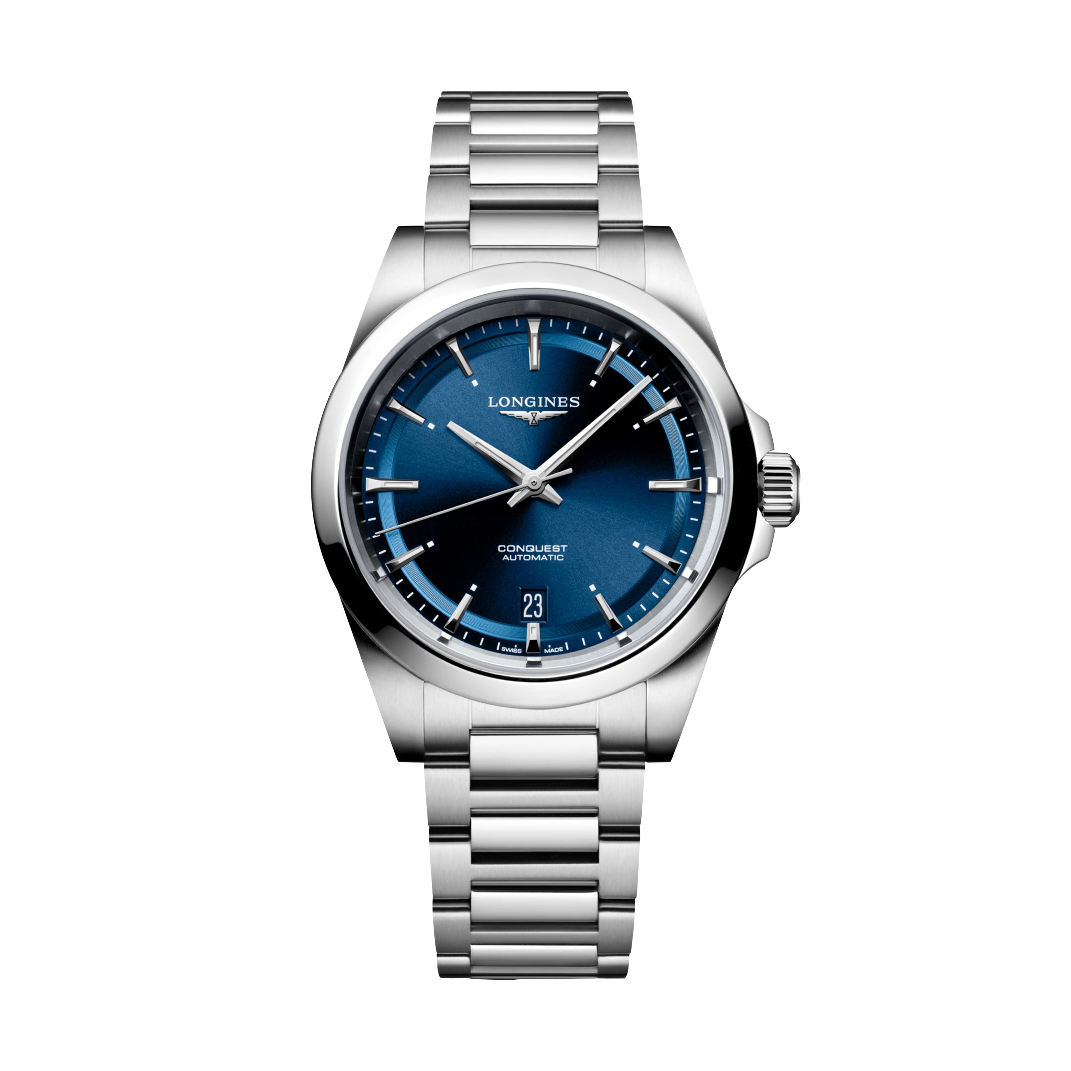Longines Conquest Watch, 38mm Blue Dial, L3.720.4.92.6