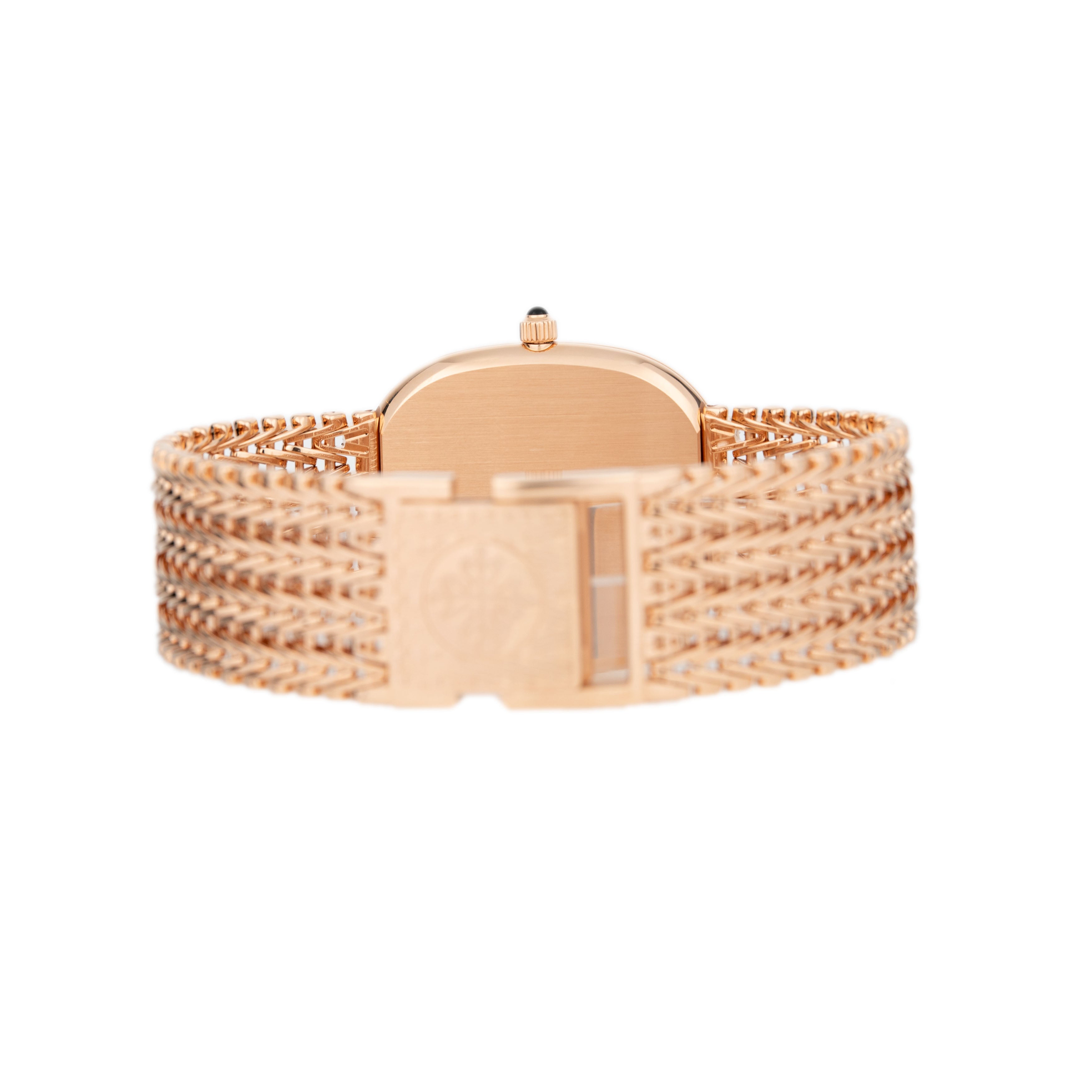 Patek Philippe Golden Ellipse Rose Gold Black Dial 34.5X39.5mm 5738/1R-001 Full Set