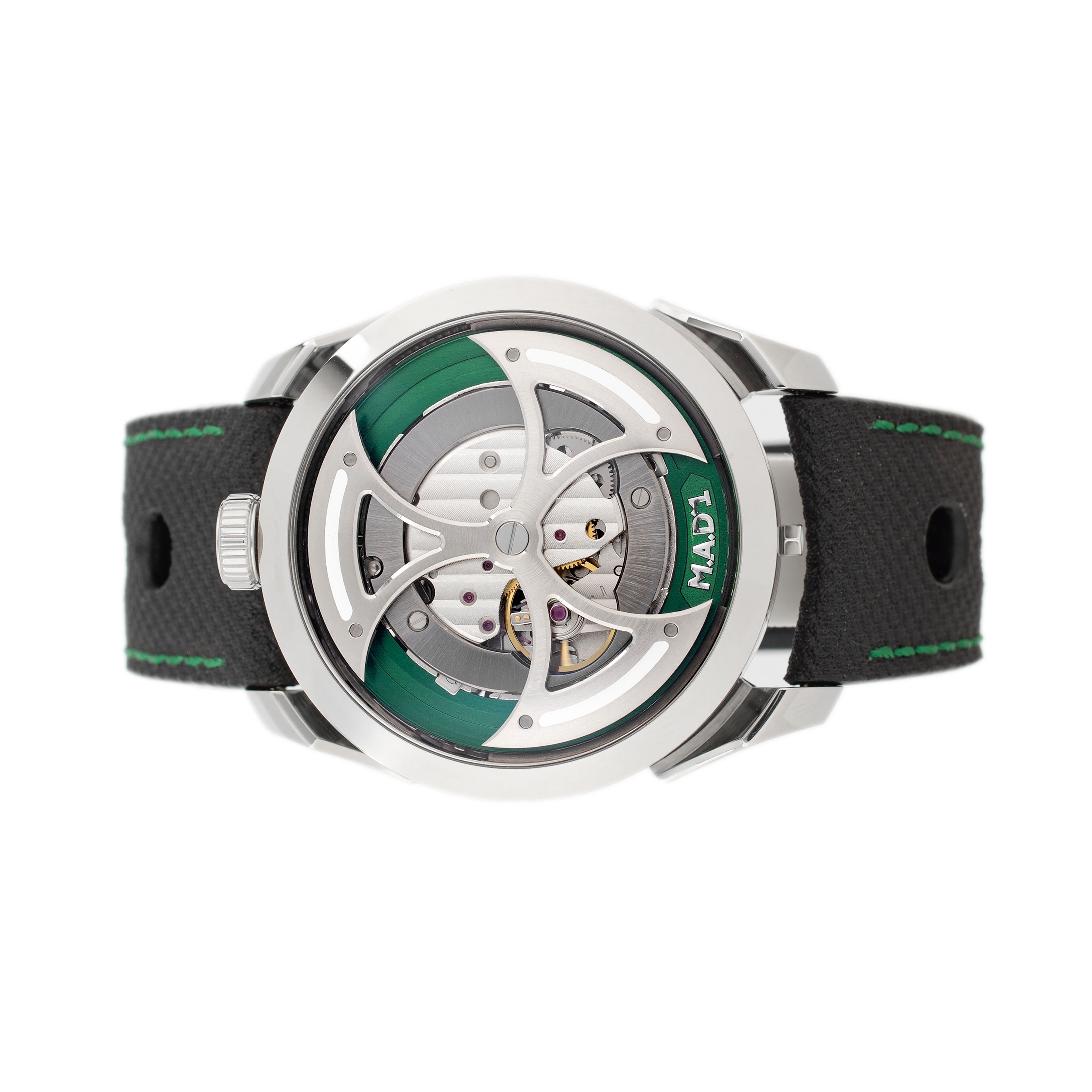 MB&F M.A.D.1 GREEN Stainless Steel Green Dial 42mm Full Set