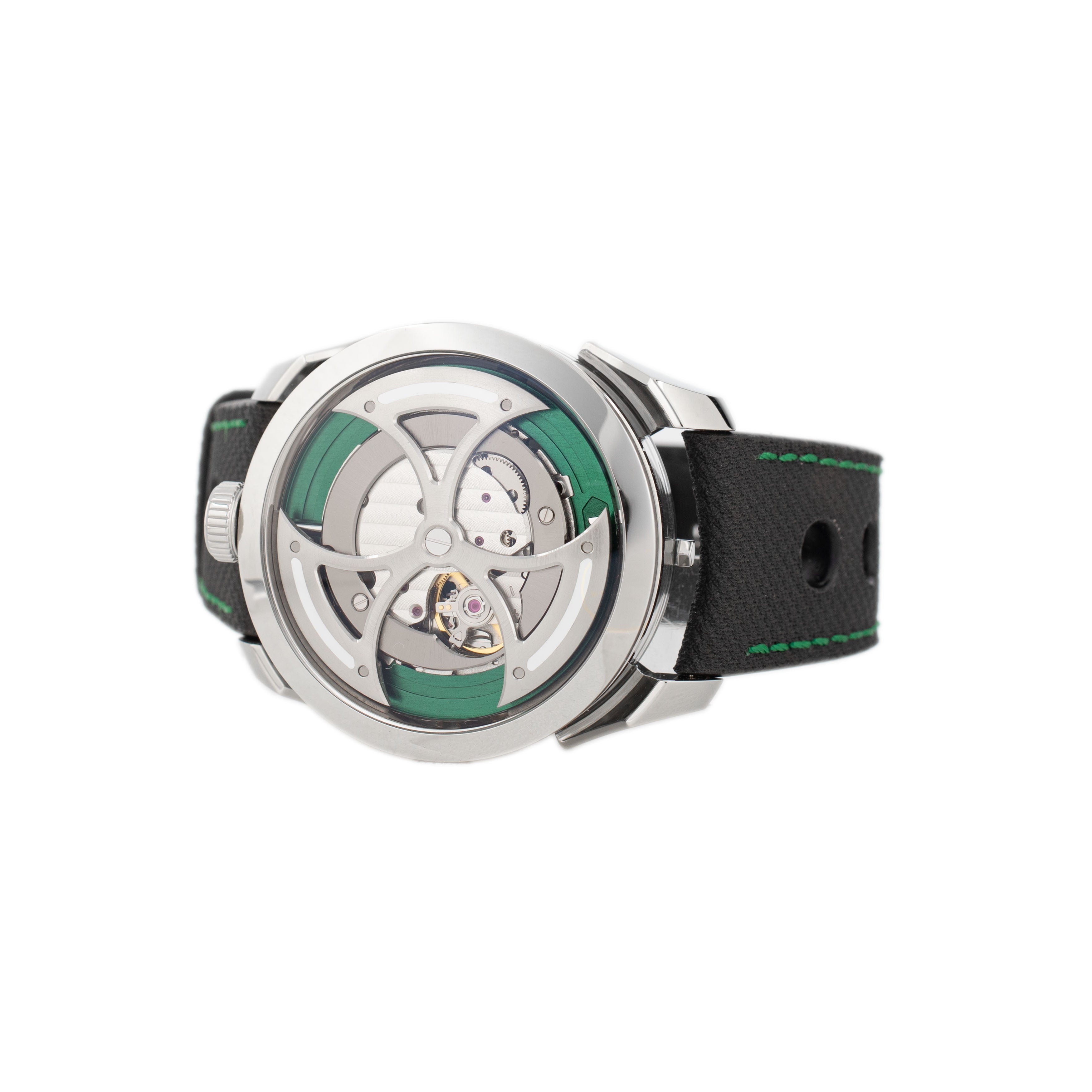 MB&F M.A.D.1 GREEN Stainless Steel Green Dial 42mm Full Set