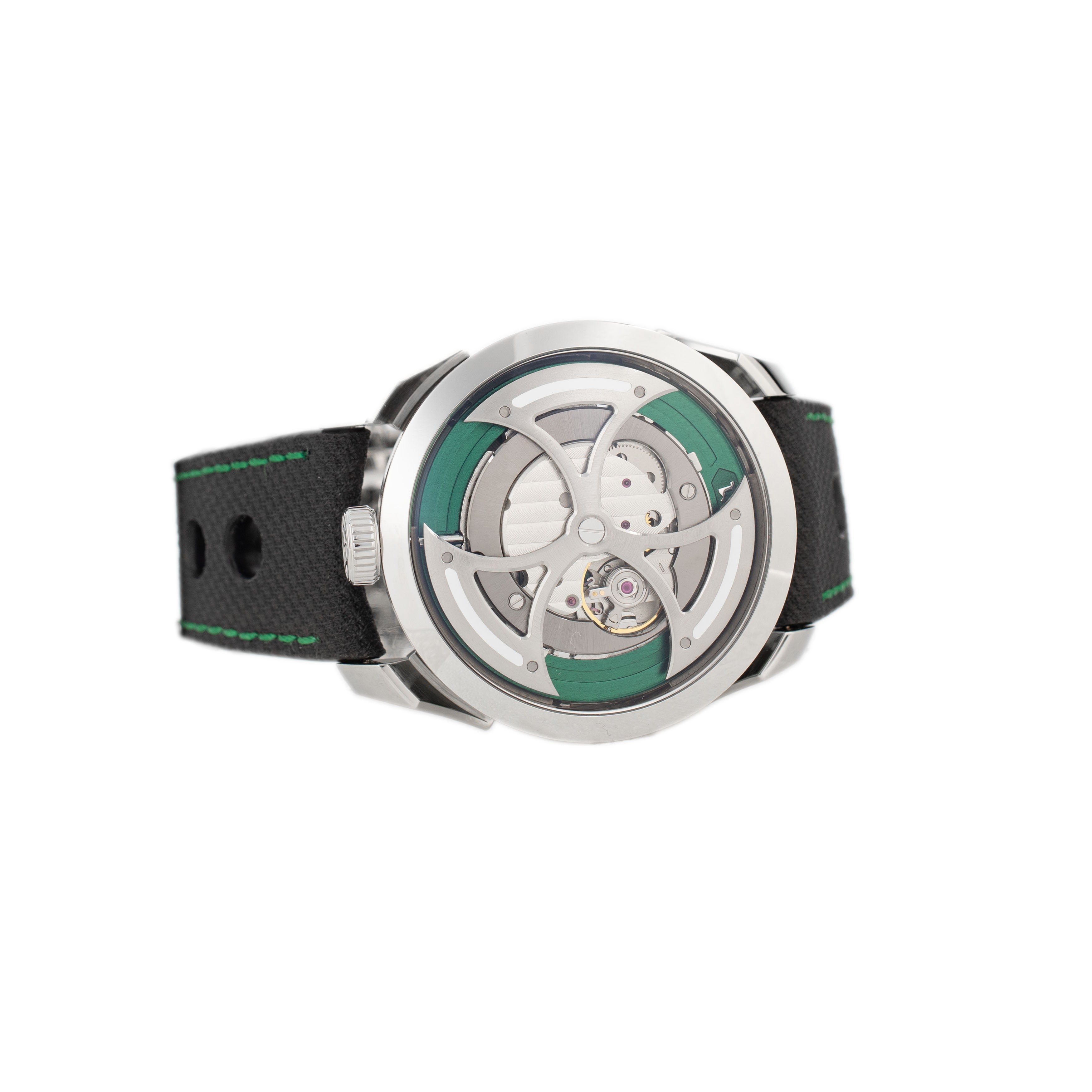 MB&F M.A.D.1 GREEN Stainless Steel Green Dial 42mm Full Set