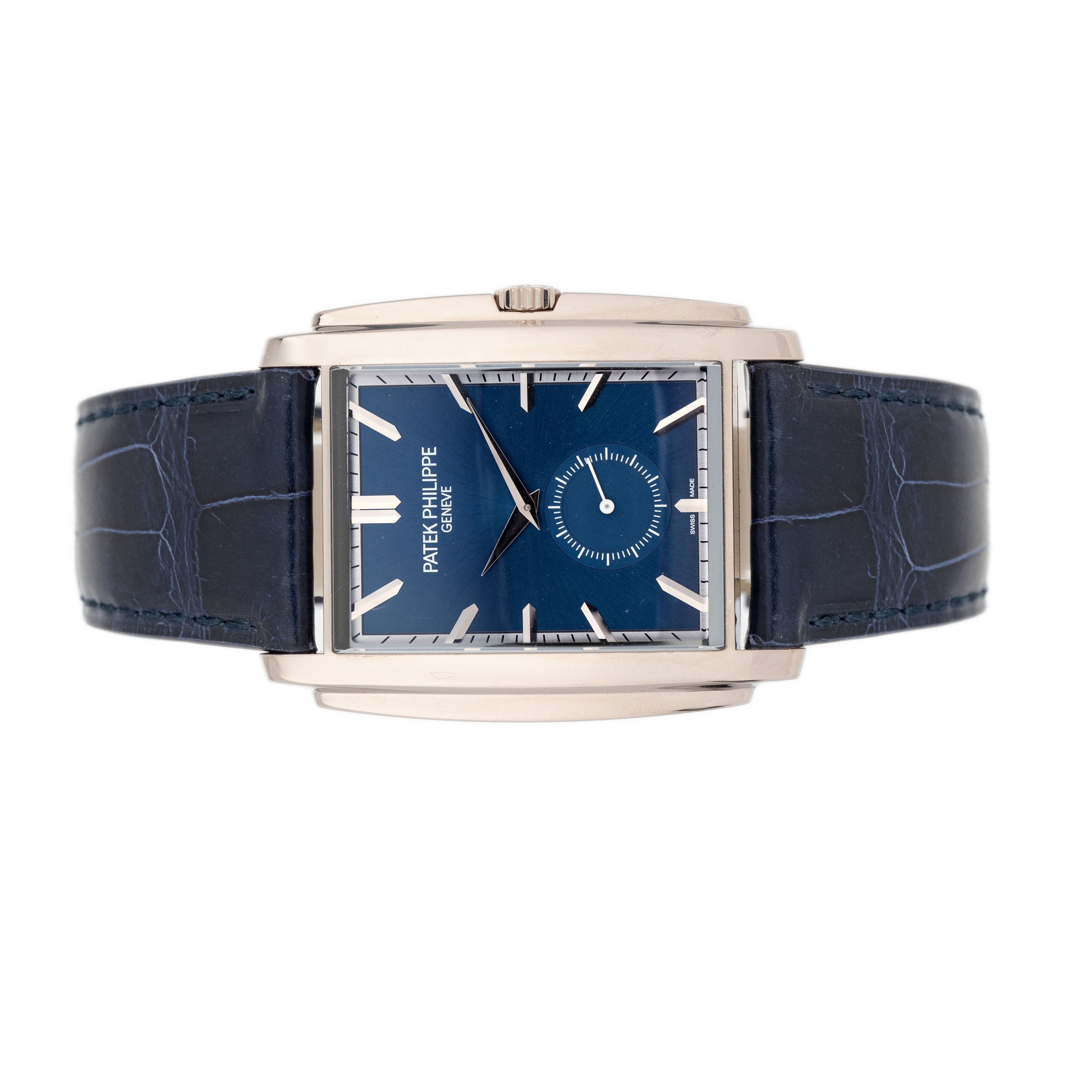 Patek Philippe Gondolo White Gold Blue Dial 43X33mm 5124G-011