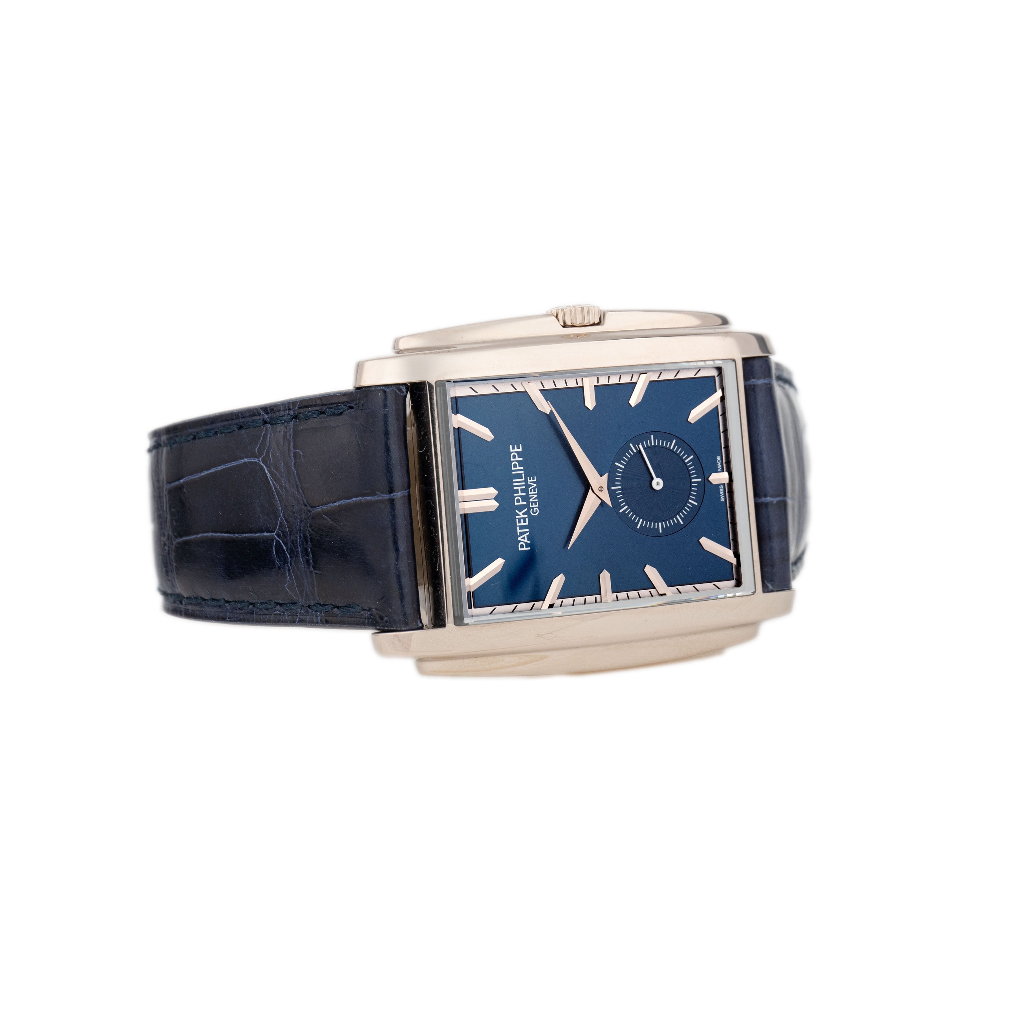 Patek Philippe Gondolo White Gold Blue Dial 43X33mm 5124G-011