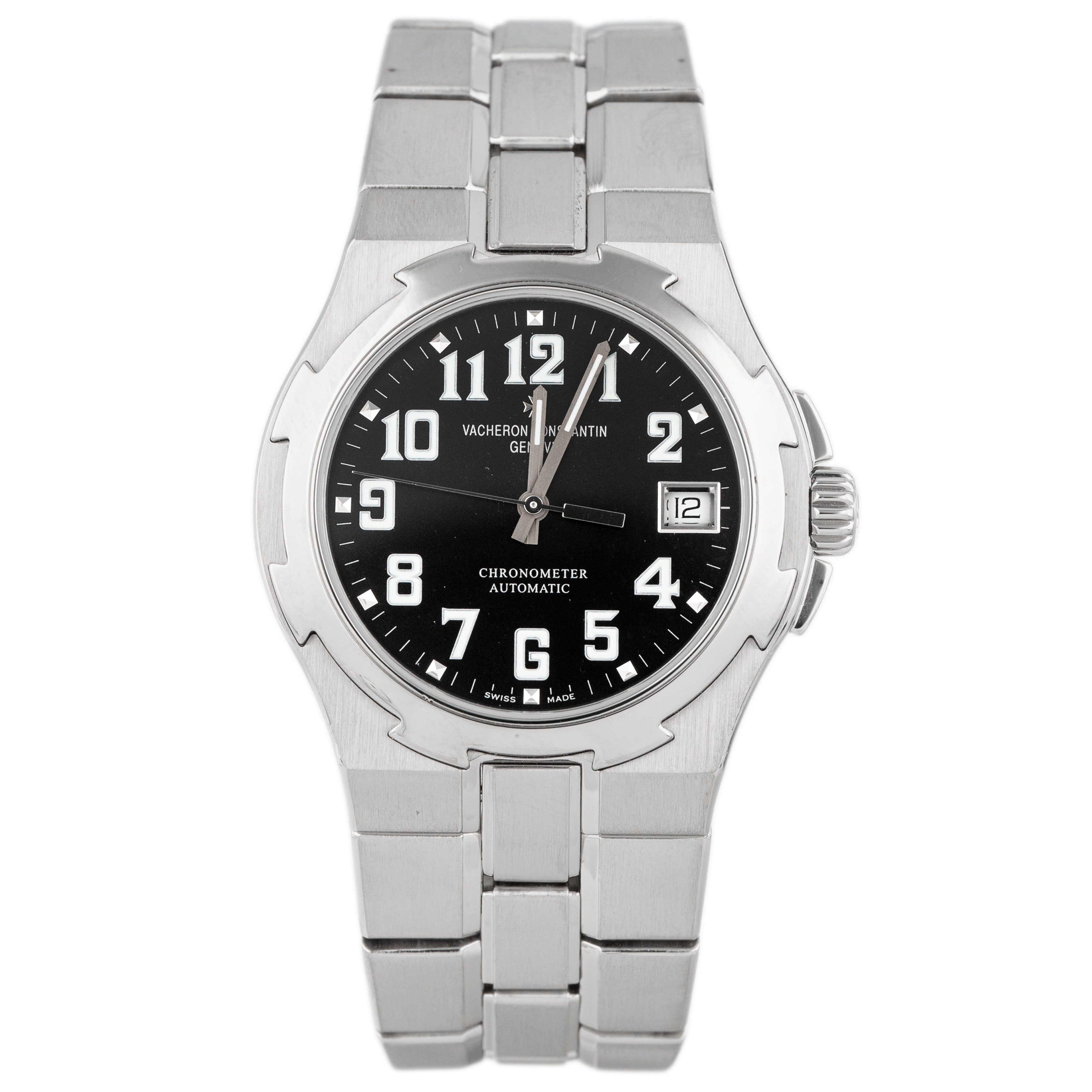 Vacheron Constantin Overseas Stainless Steel Black Dial 37mm 42042/423A Full Set