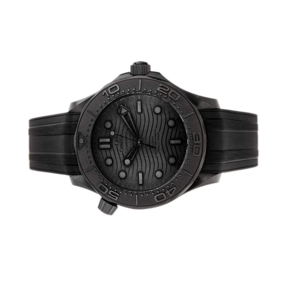 Omega Seamaster Diver 300M Black Black Ceramic Black Dial 43.5mm 210.9