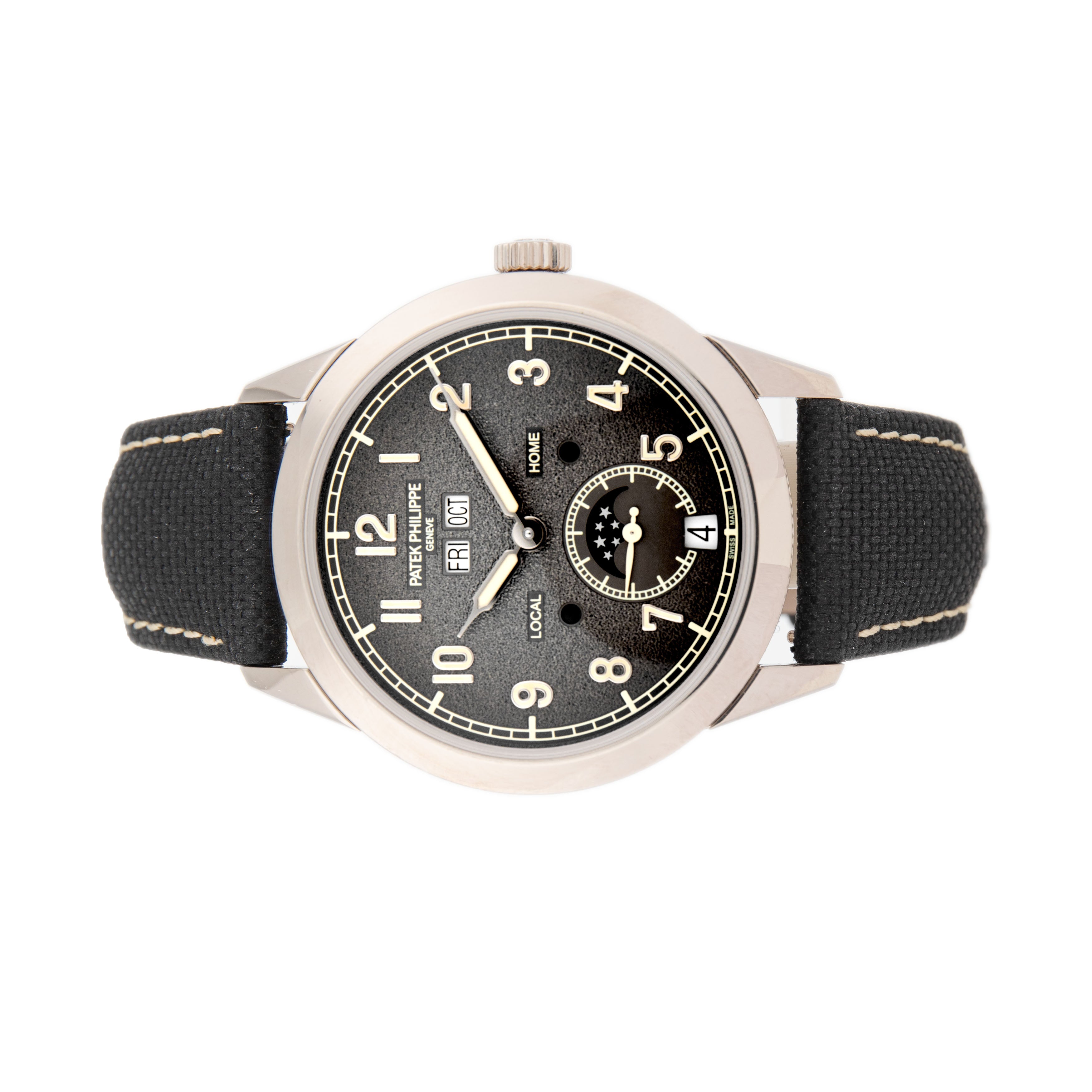 Patek Philippe Complications Annual Calendar Travel Time White Gold Gray Dial 41mm 5326G-001 Full Set