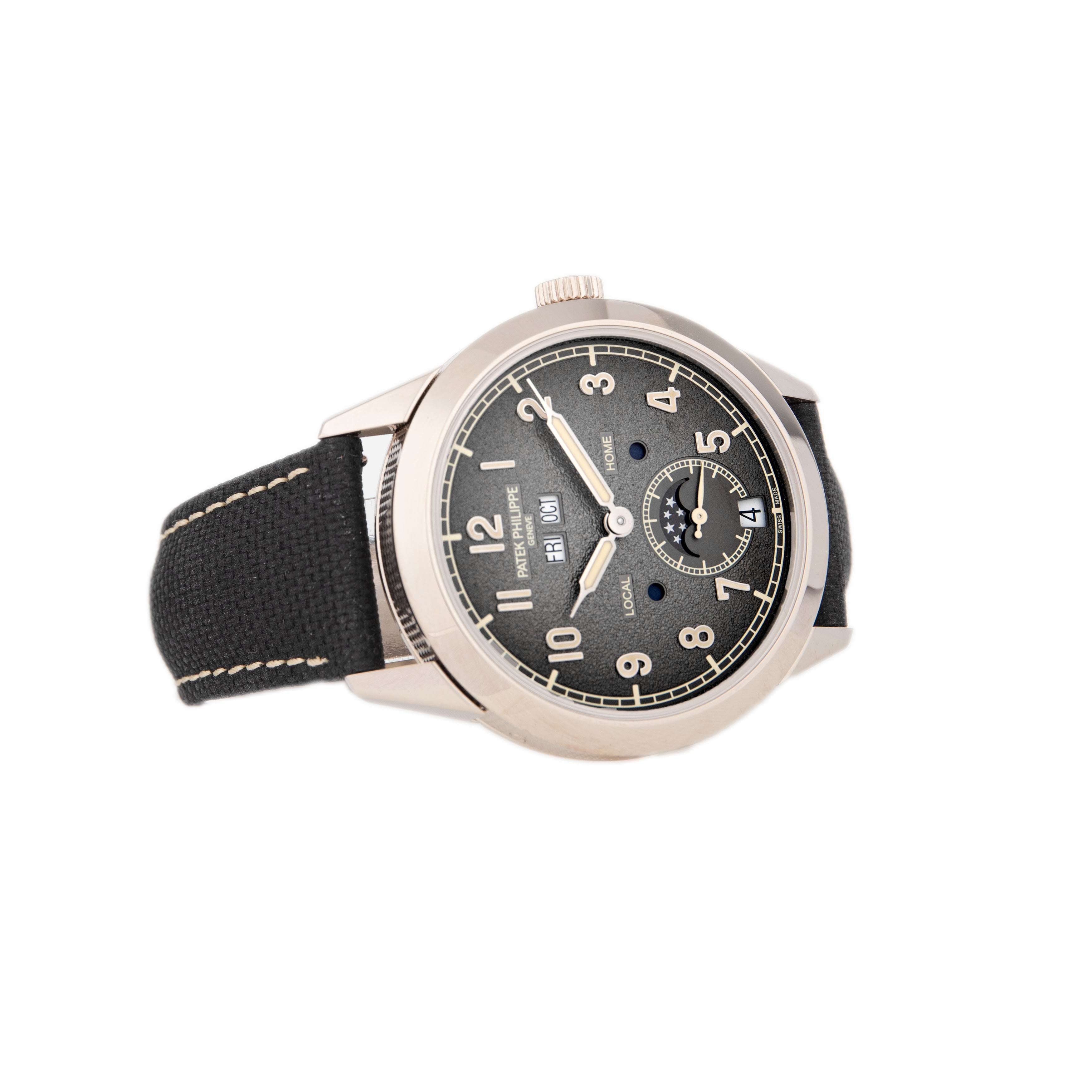 Patek Philippe Complications Annual Calendar Travel Time White Gold Gray Dial 41mm 5326G-001 Full Set