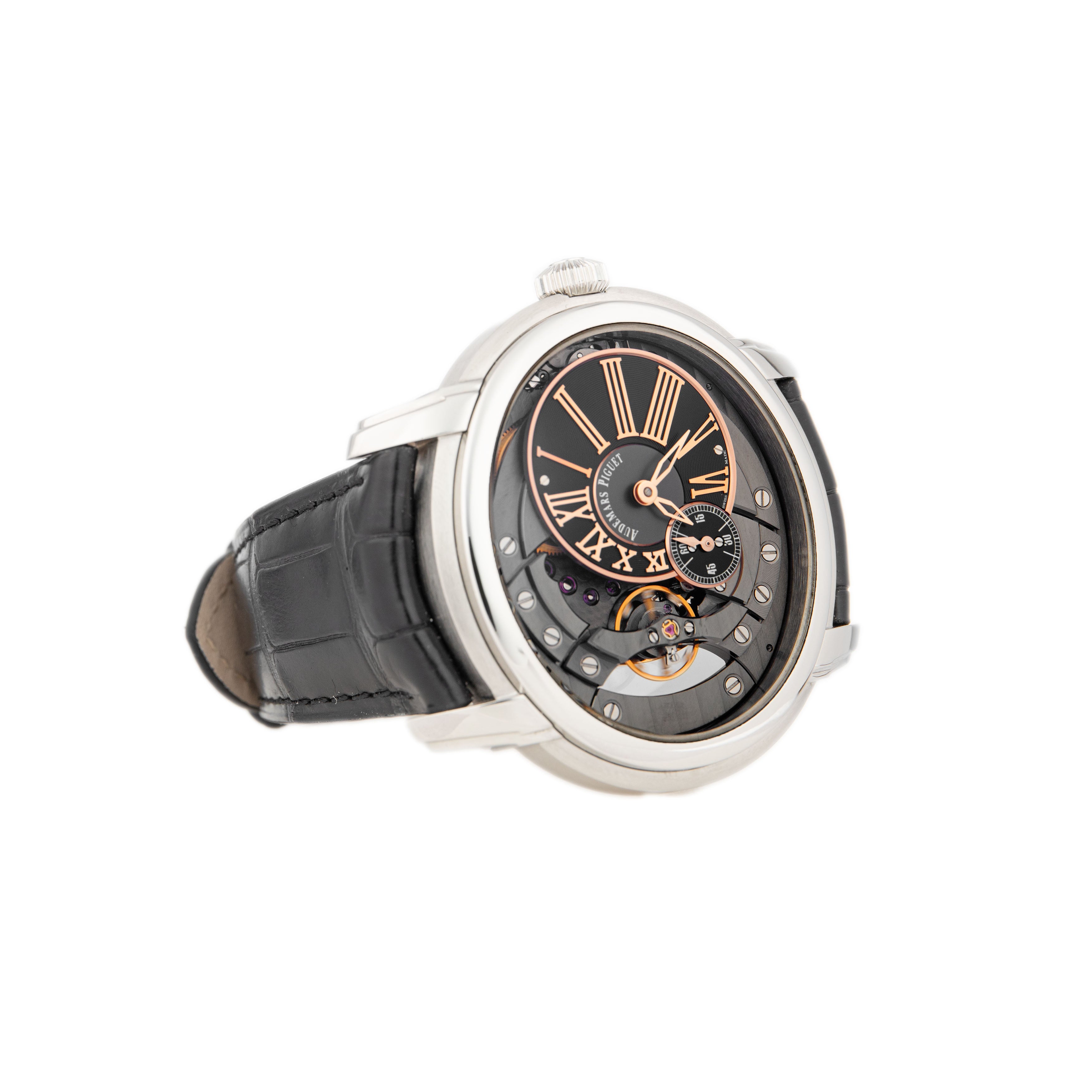 Audemars Piguet Millenary Stainless Steel Skeleton Dial 47mm 15350ST.OO.D002CR.01