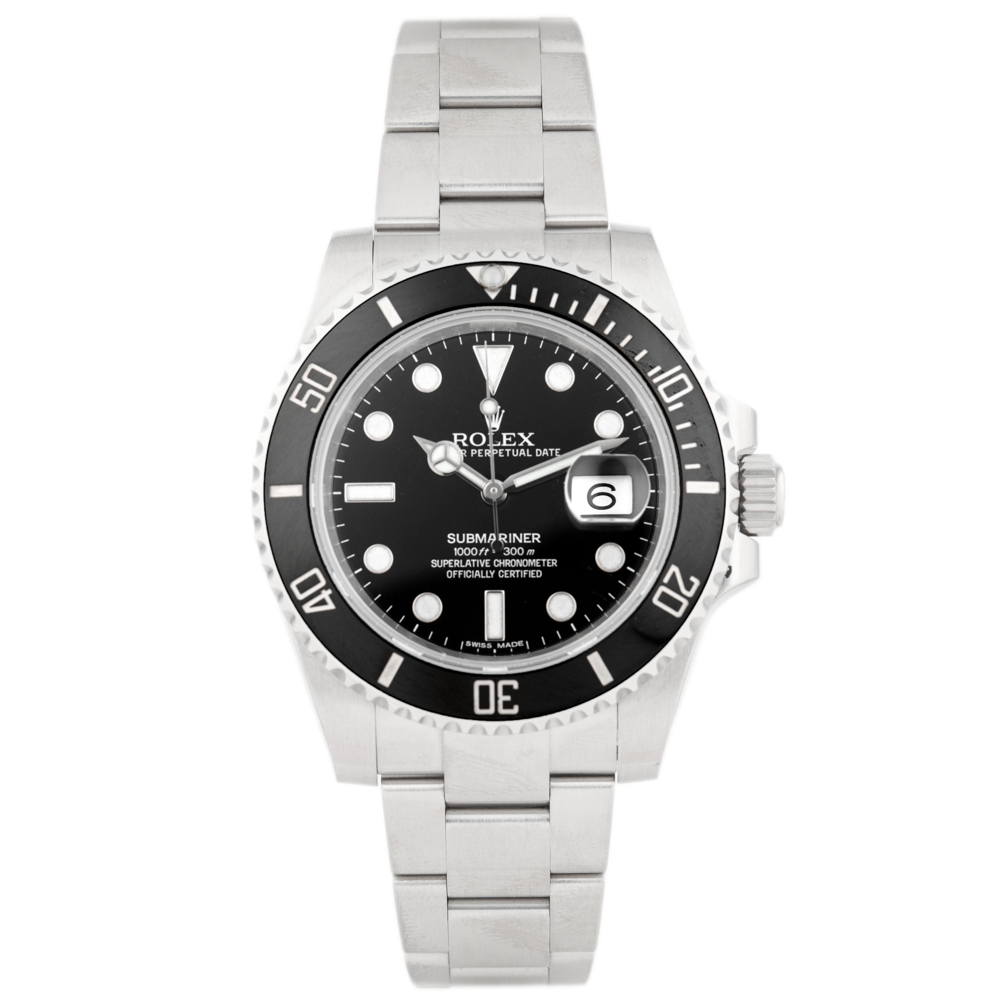 Rolex Submariner Date Stainless Steel Black Dial 40mm 116610LN Full Set