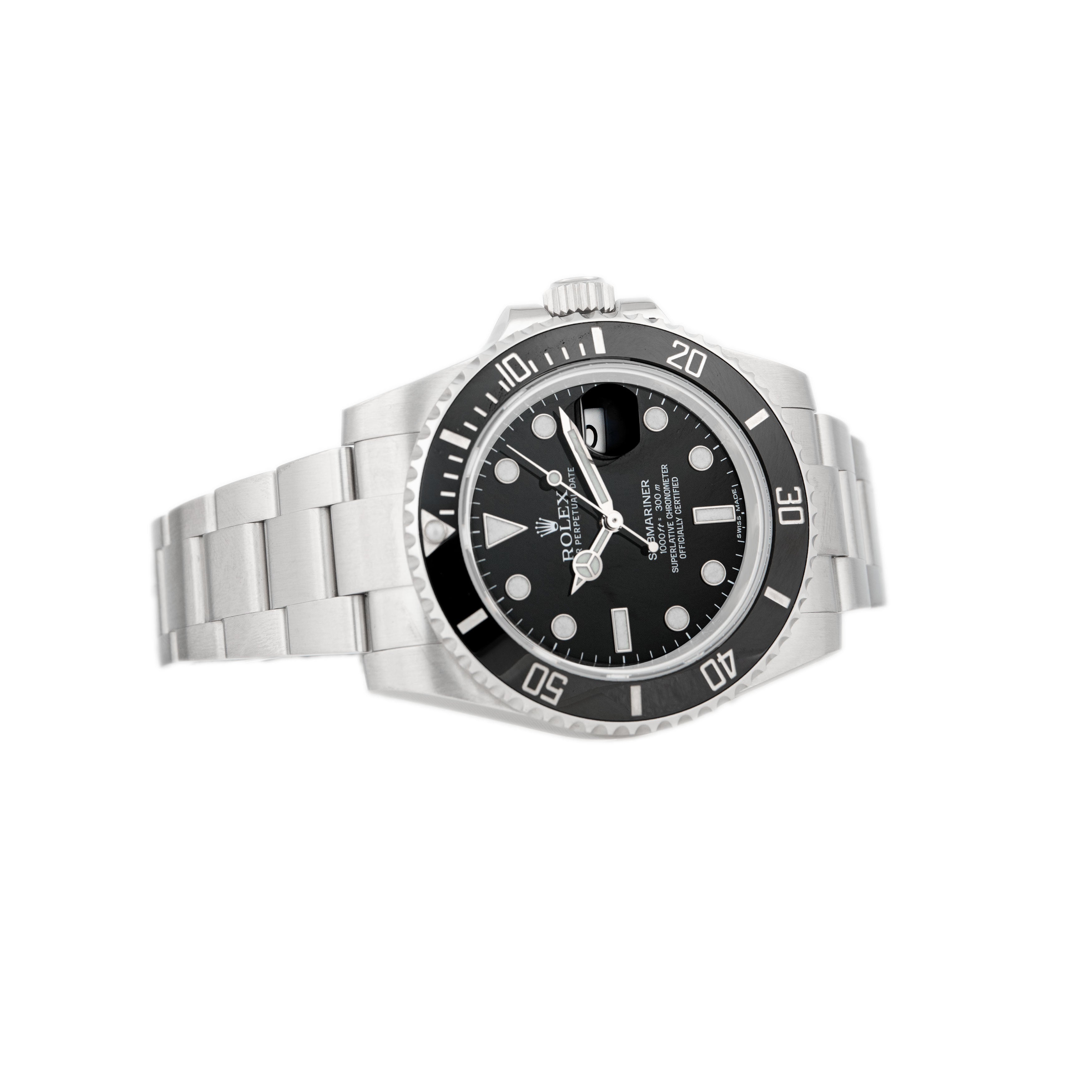 Rolex Submariner Date Stainless Steel Black Dial 40mm 116610LN Full Set