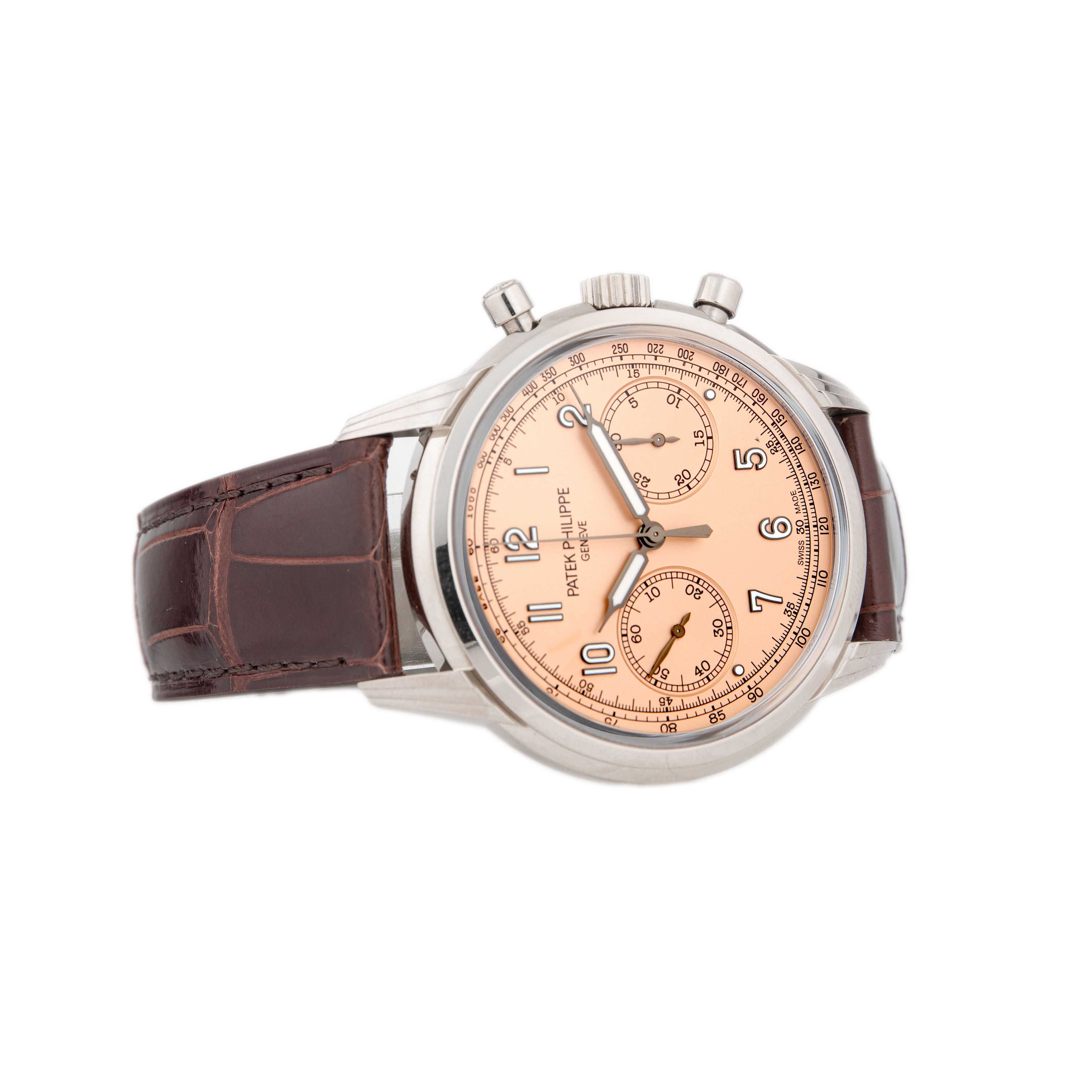 Patek Philippe Complications Chronograph White Gold Salmon Dial 41mm 5172G-001 Full Set
