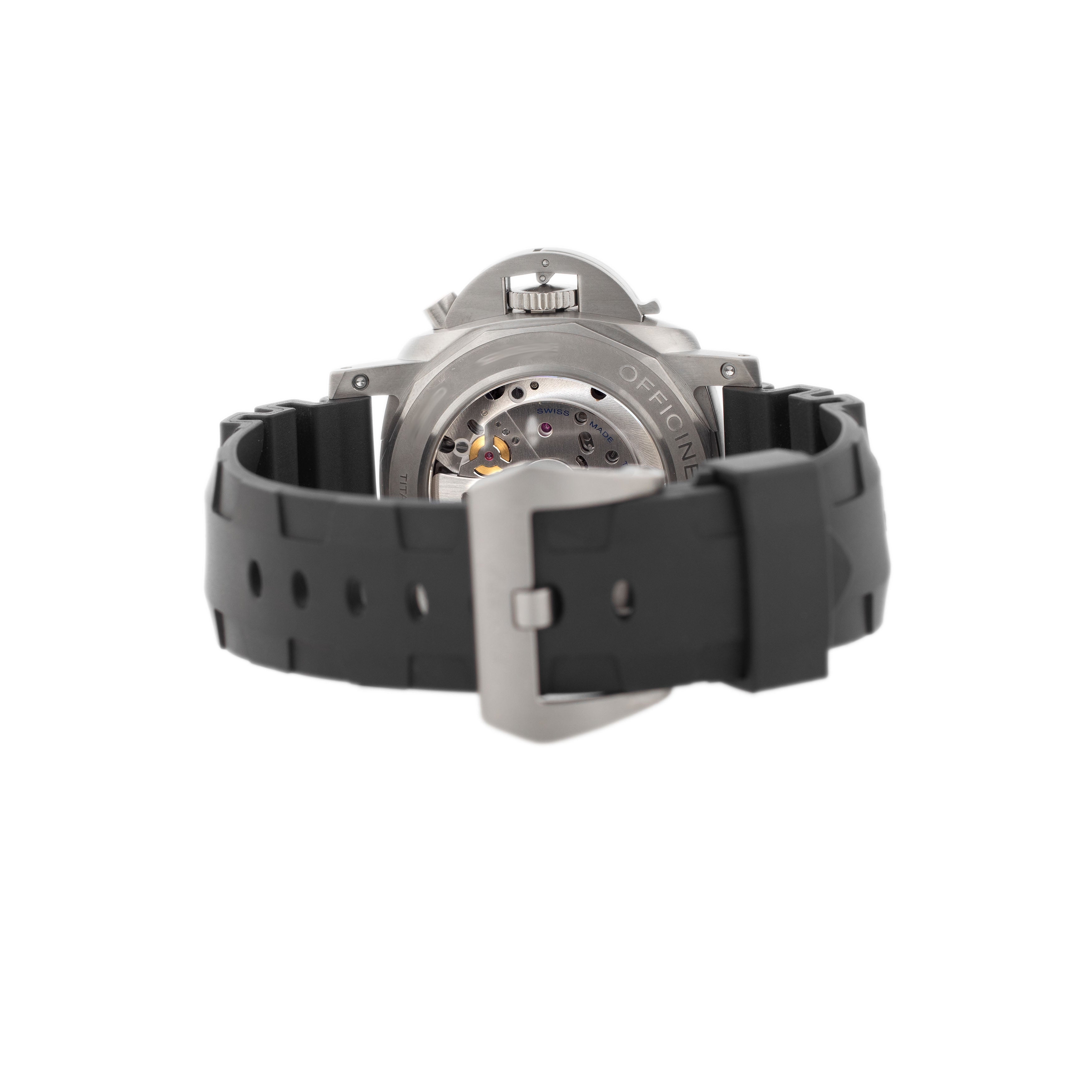 Panerai Luminor 1950 3 Days Chrono Flyback Regatta Titanium Black Dial 47mm Pam00526 Full Set