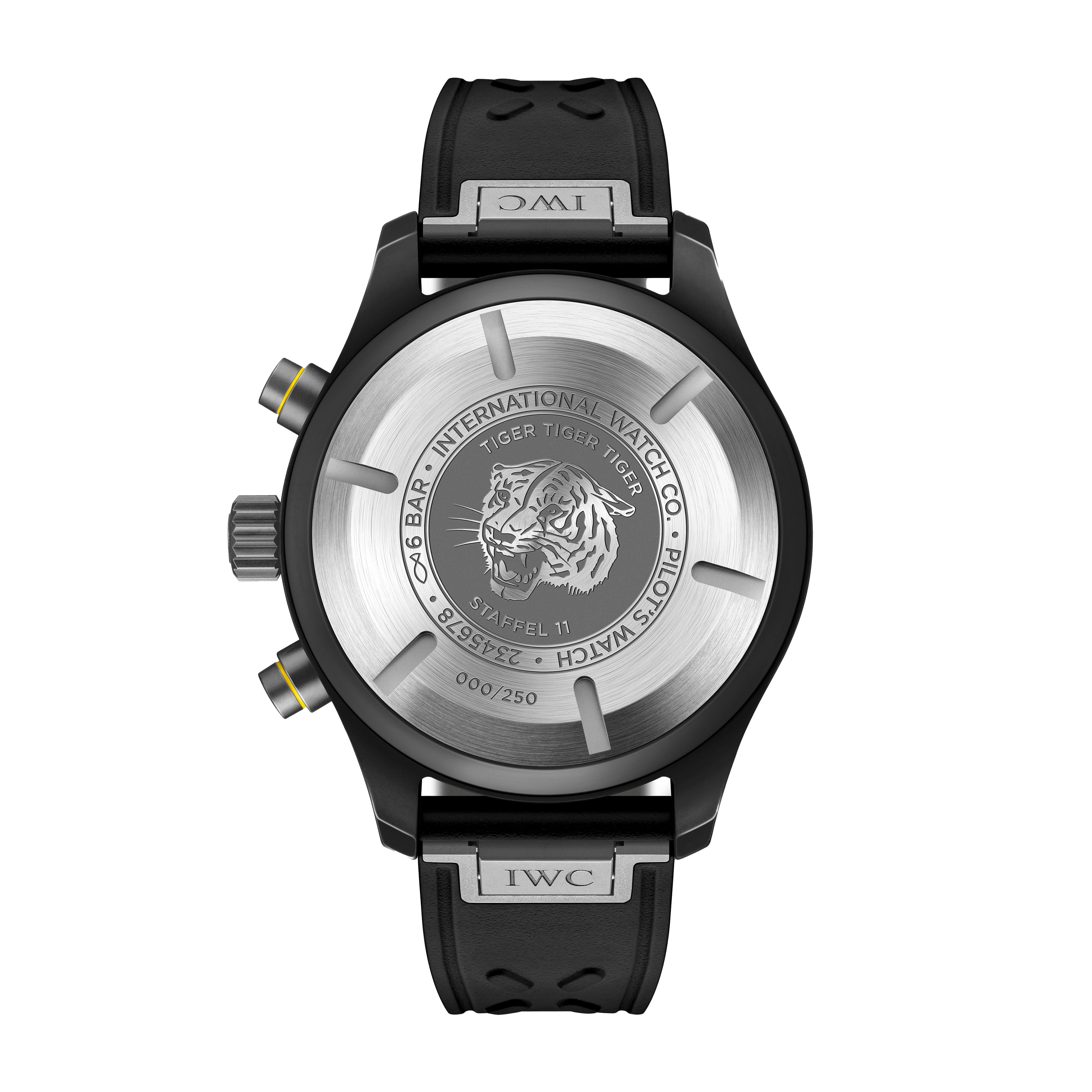 IWC Pilot's Watch Chronograph Staffel 11 Watch, 44.5mm Black Dial, IW389112