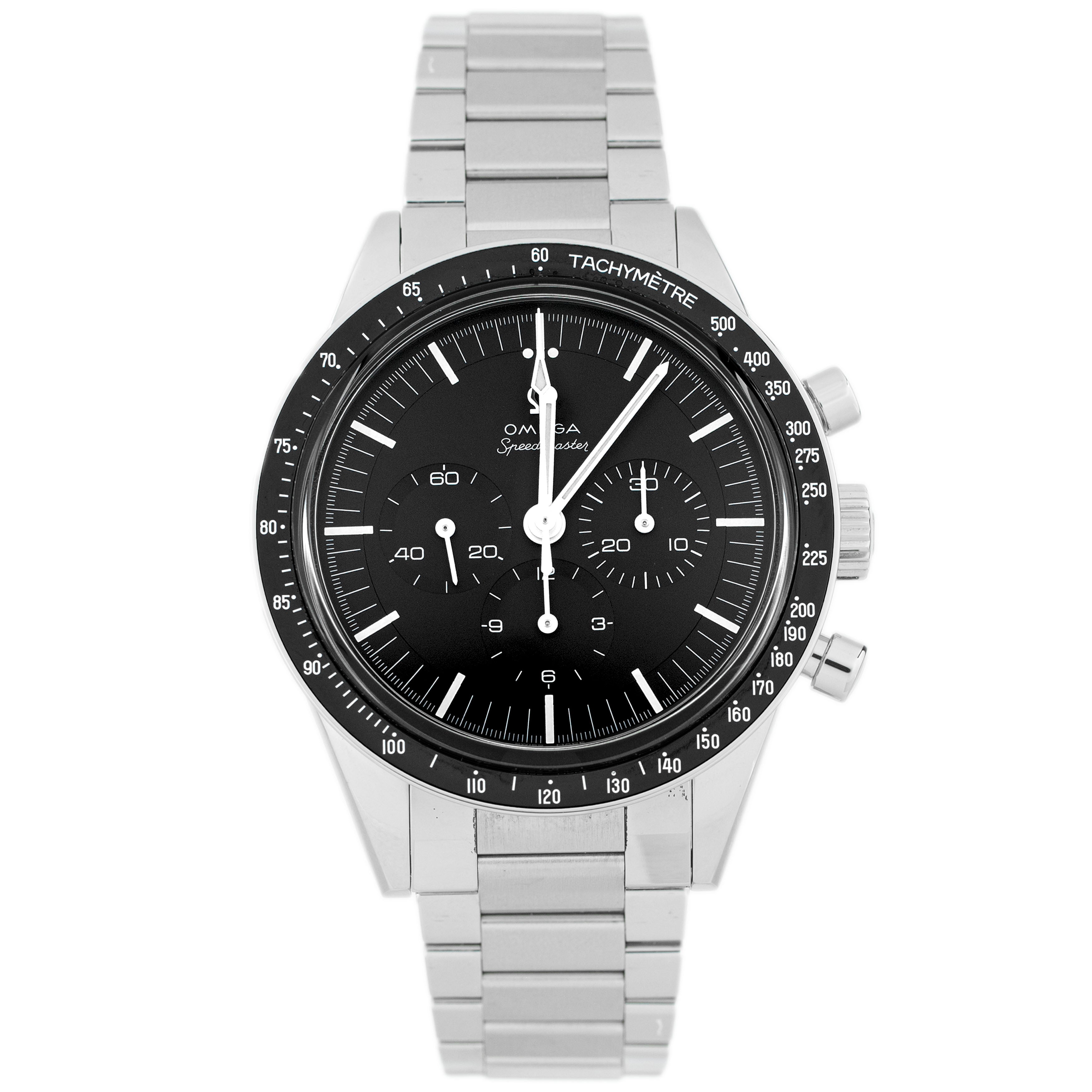 Omega Speedmaster Ed White Stainless Steel Black Dial 39.7mm 311.30.40.30.01.001 Full Set