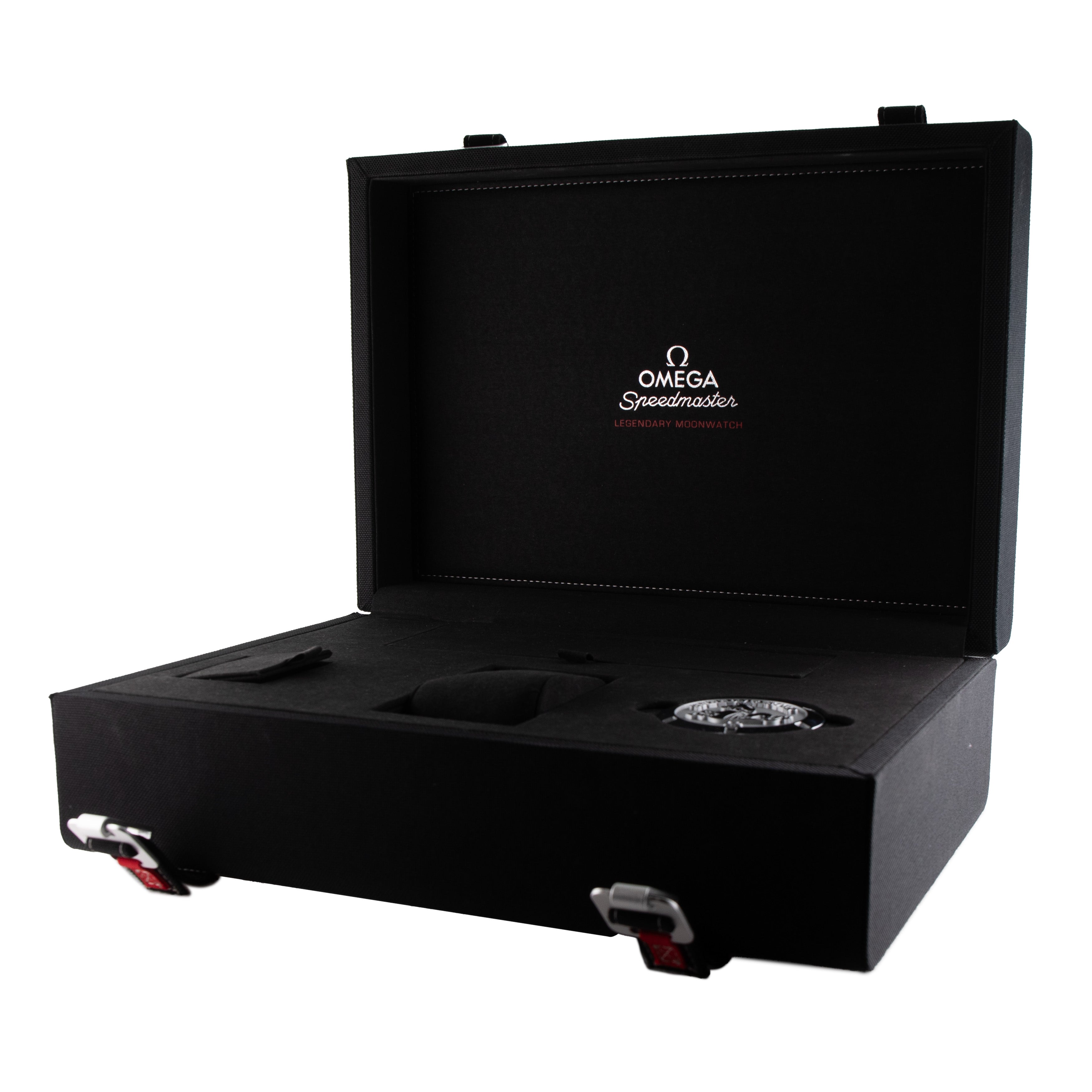 Omega Speedmaster Ed White Stainless Steel Black Dial 39.7mm 311.30.40.30.01.001 Full Set