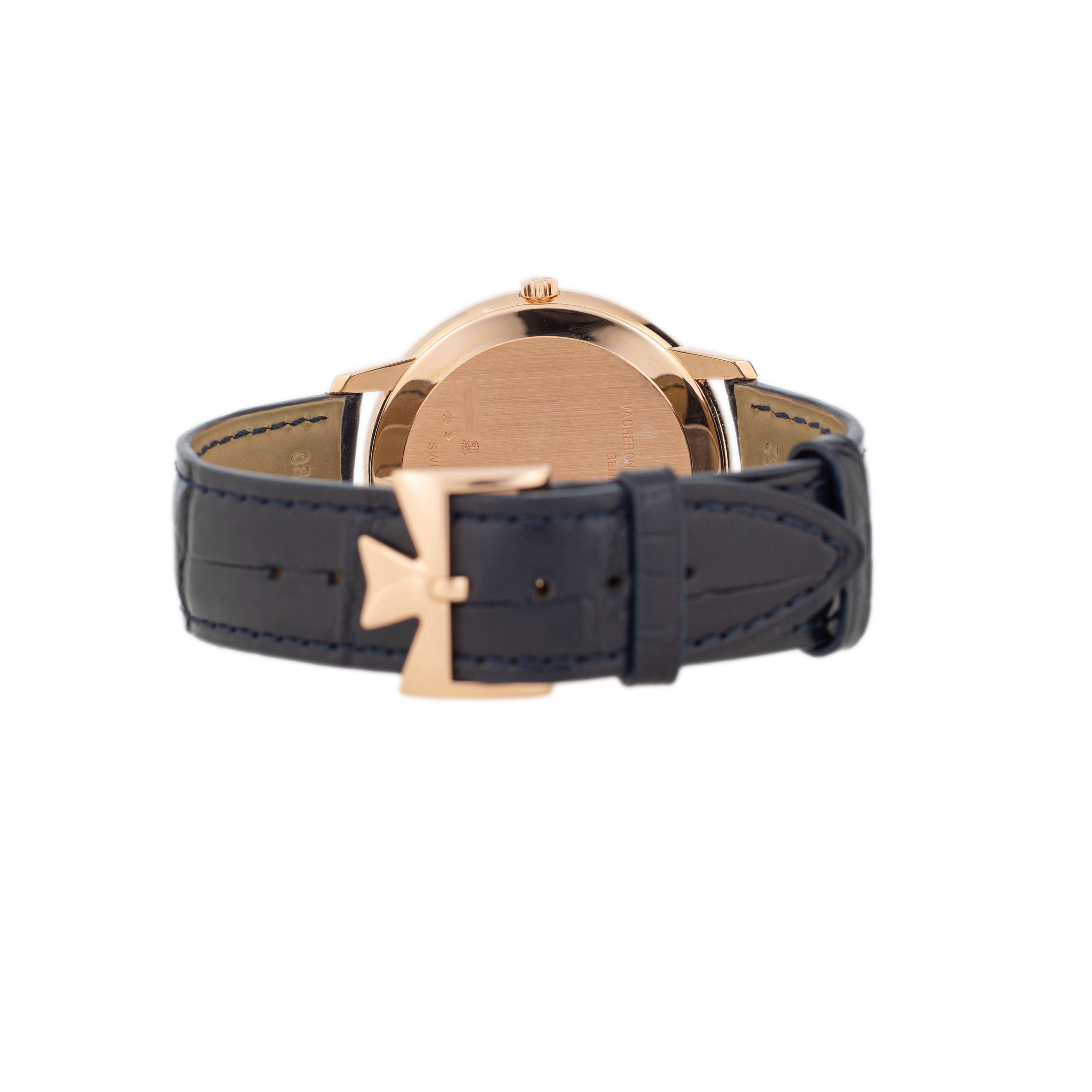 Vacheron Constantin Patrimony Manual Rose Gold Blue Dial 40mm 81180/000R-B518 Full Set