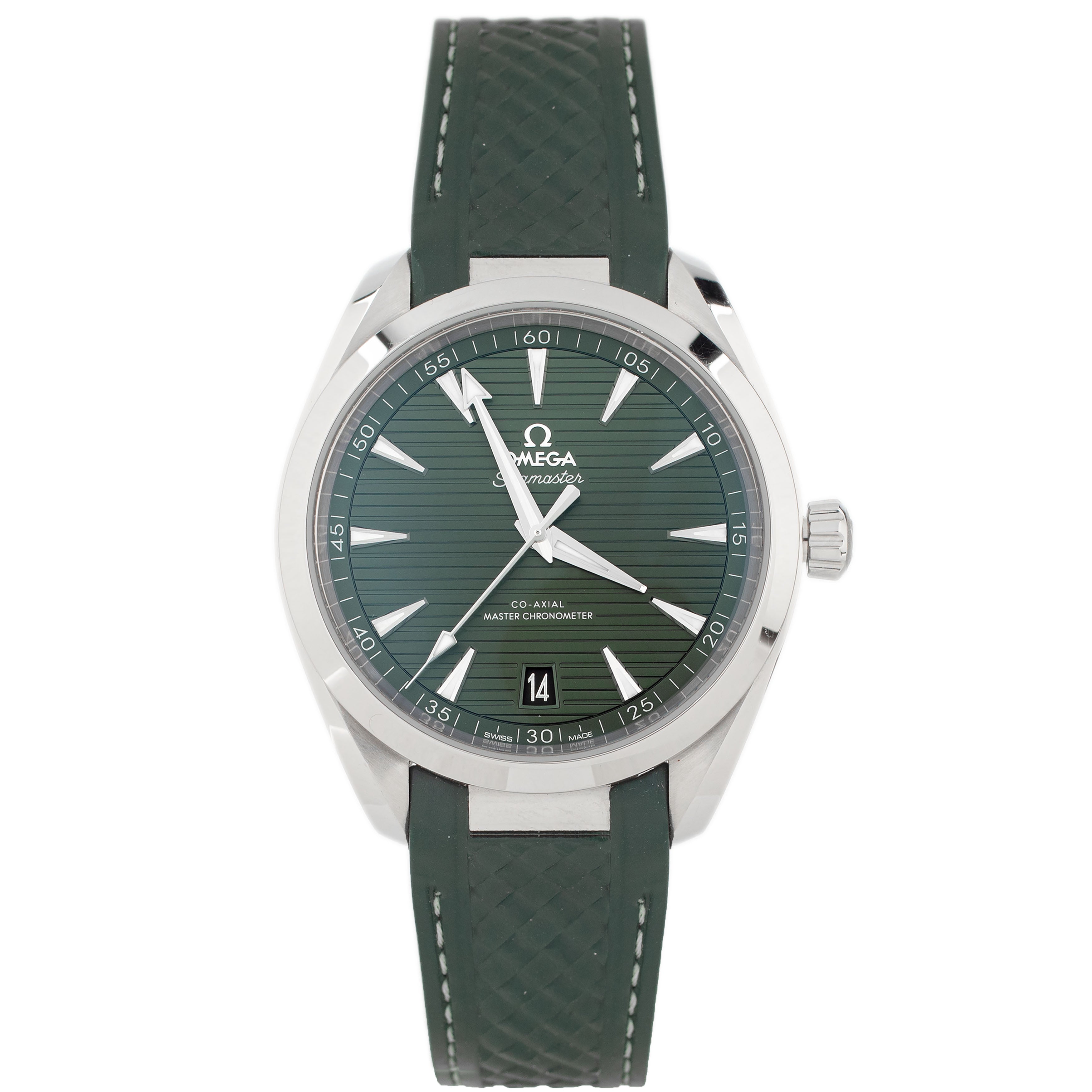 Omega Seamaster Aqua Terra 150M Stainless Steel Green Dial 41mm 220.10.41.21.10.001 Full Set