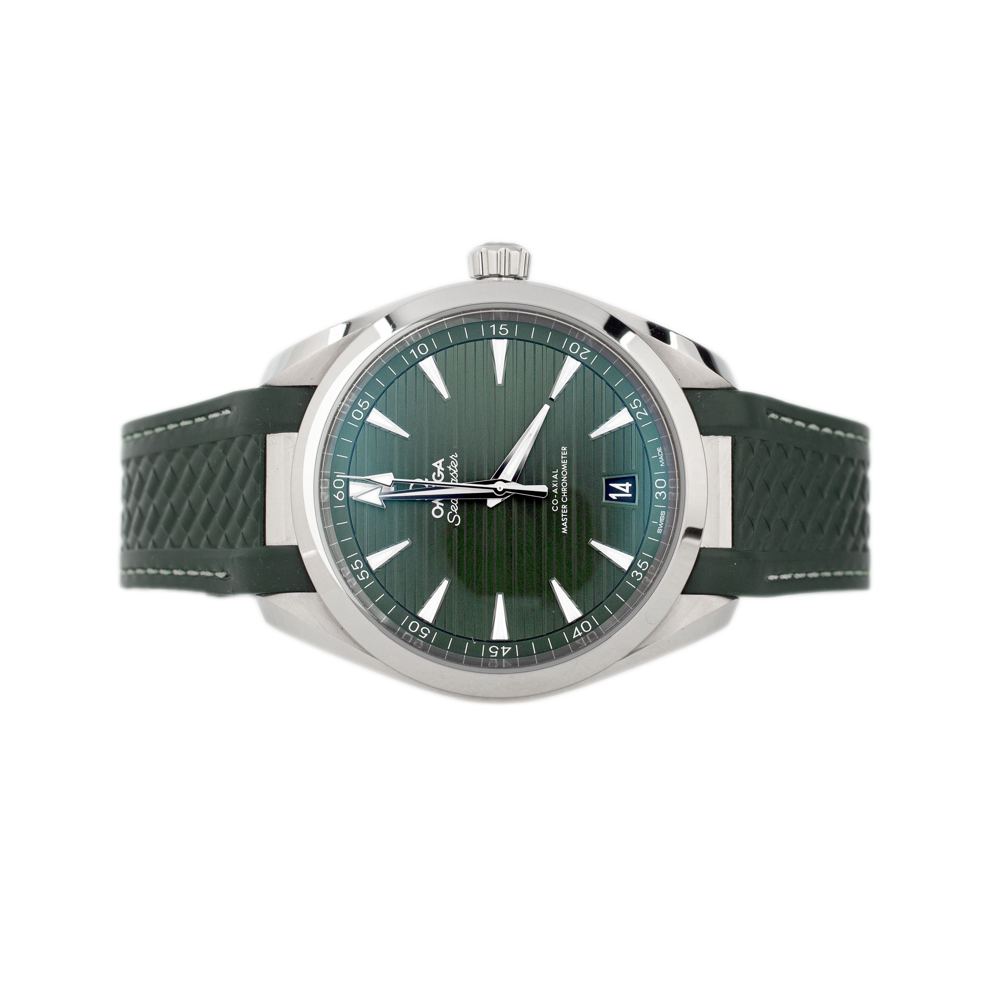 Omega Seamaster Aqua Terra 150M Stainless Steel Green Dial 41mm 220.10.41.21.10.001 Full Set