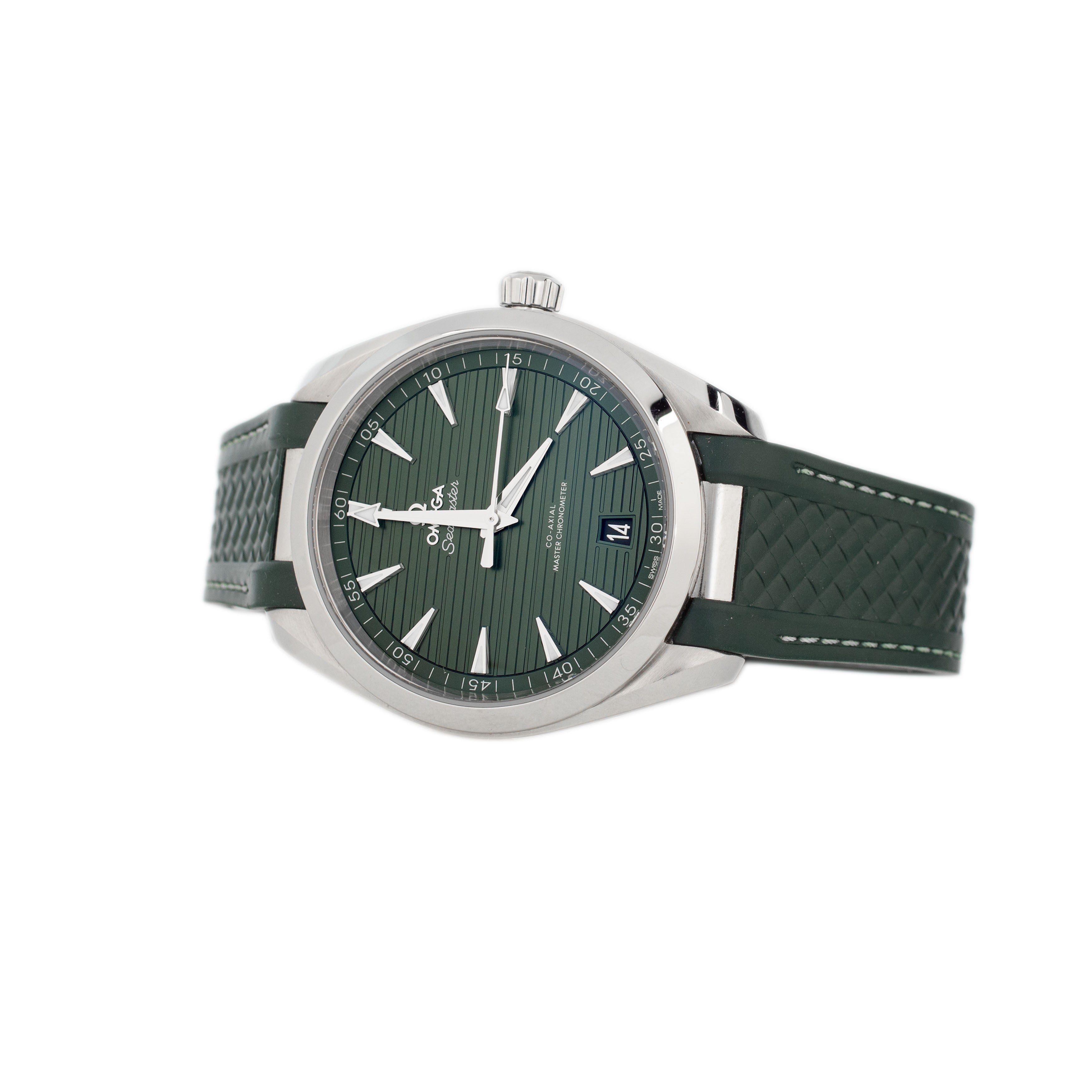 Omega Seamaster Aqua Terra 150M Stainless Steel Green Dial 41mm 220.10.41.21.10.001 Full Set