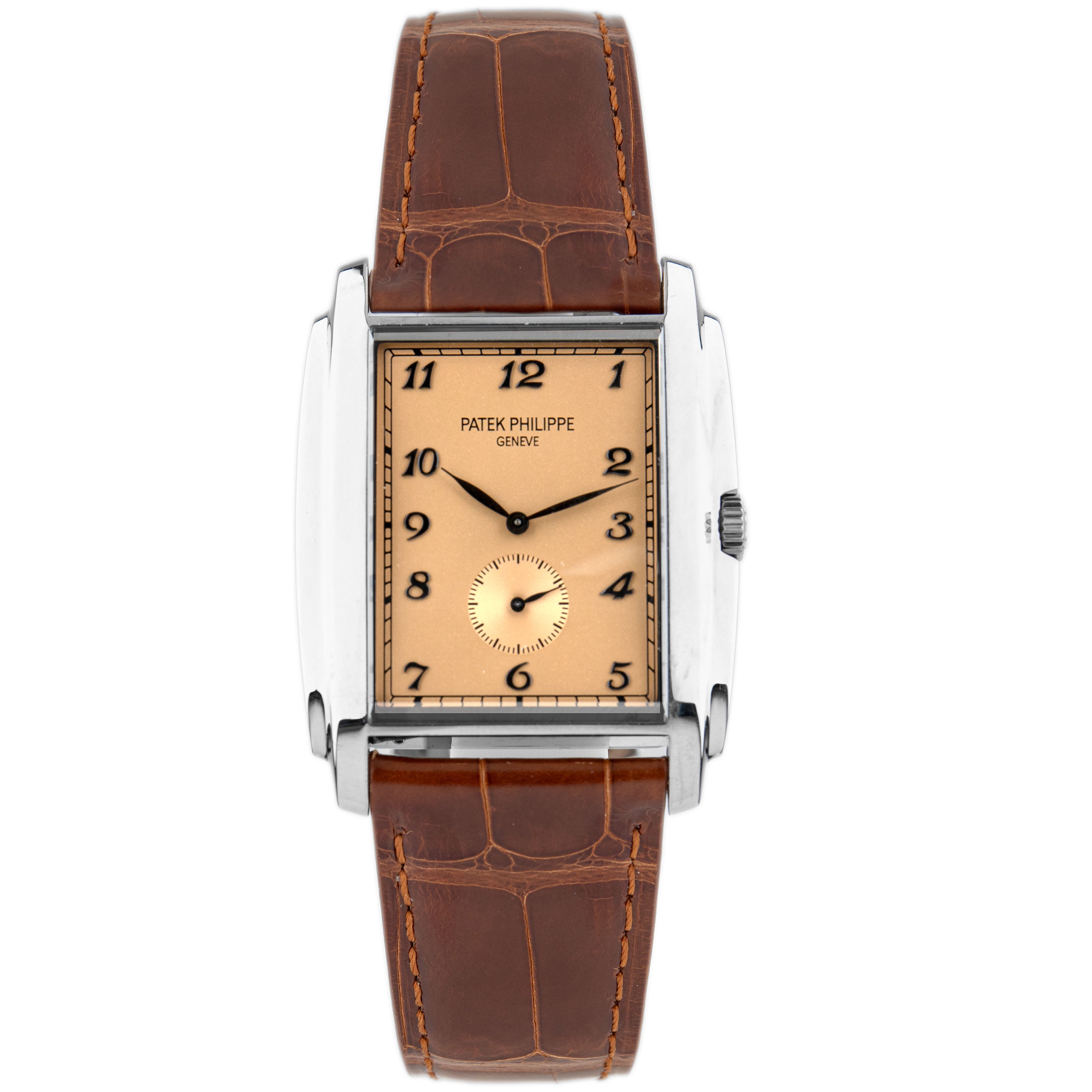 Patek Philippe Gondolo White Gold Salmon Dial 43x33mm 5124G-001 Full Set