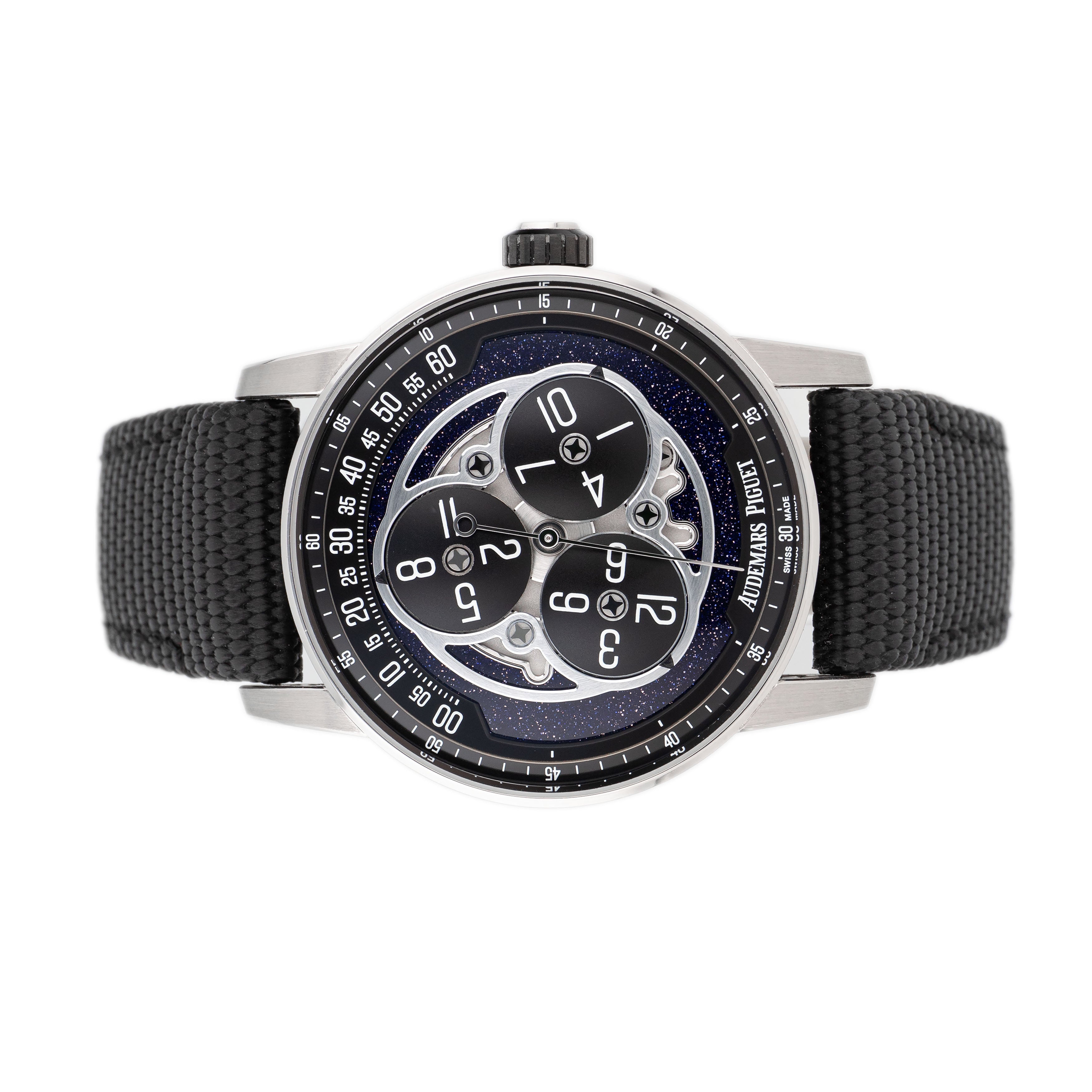 Audemars Piguet Code 11.59 Starwheel Ceramic & White Gold Blue Dial 41mm 15212NB.OO.A002KB.01-AB Full Set