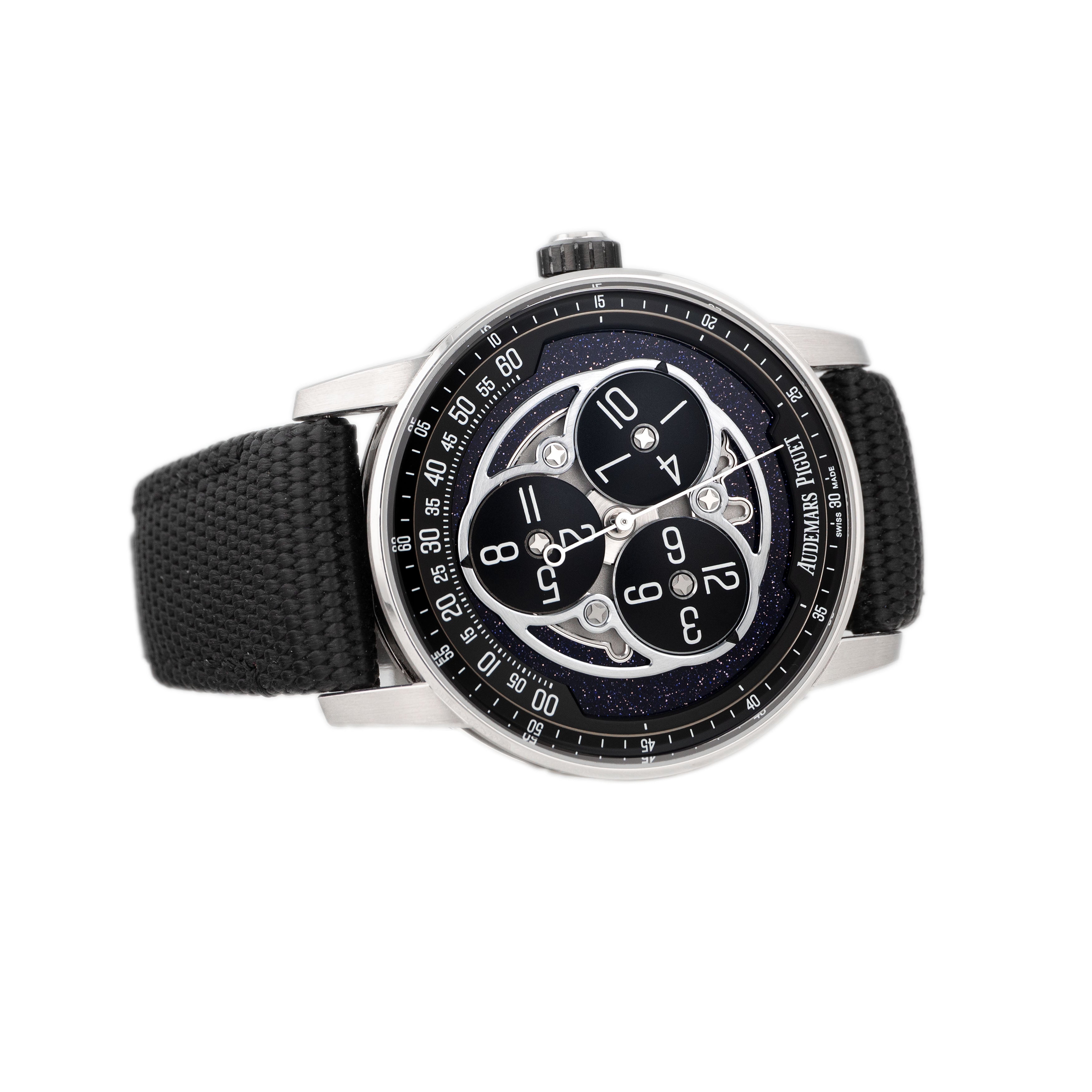 Audemars Piguet Code 11.59 Starwheel Ceramic & White Gold Blue Dial 41mm 15212NB.OO.A002KB.01-AB Full Set