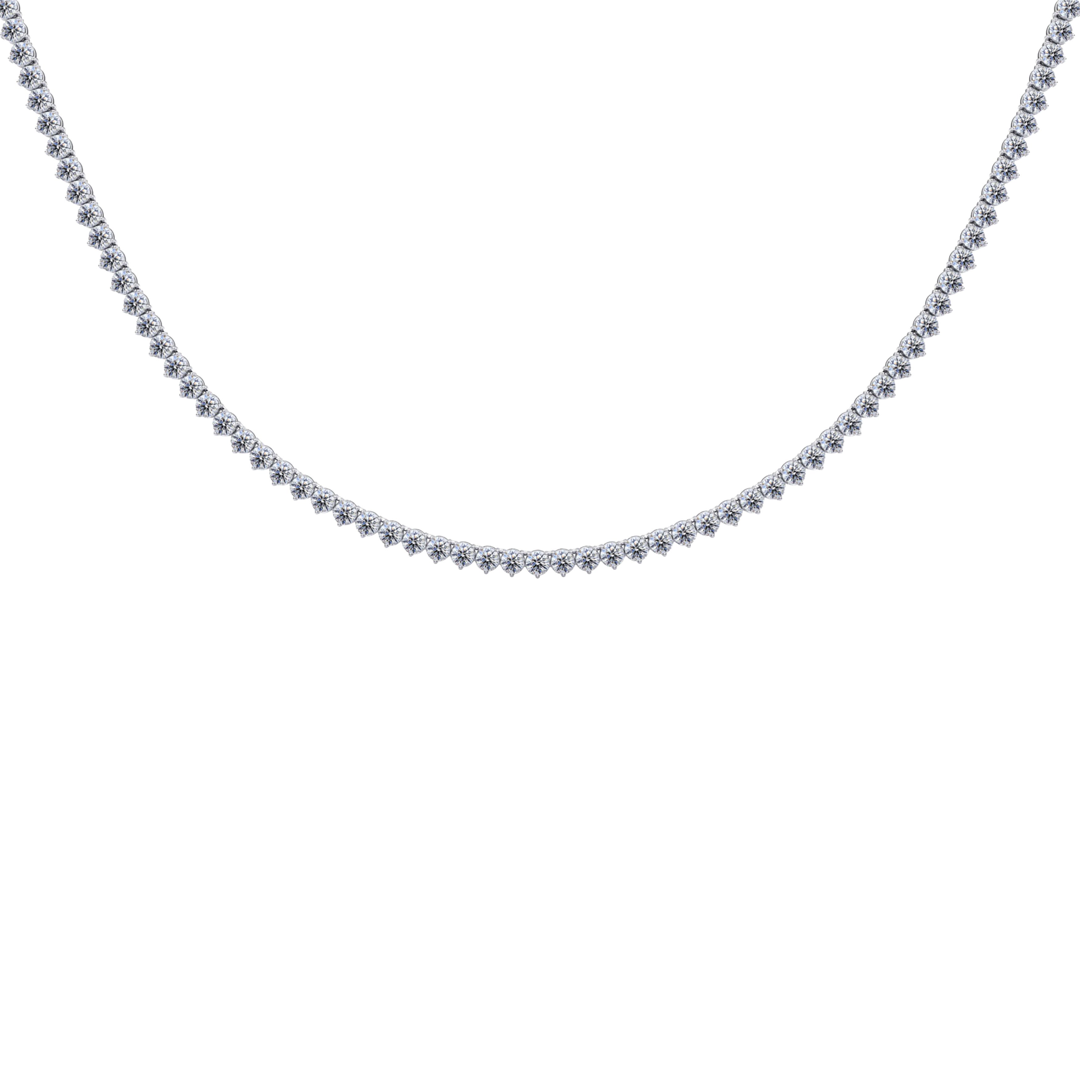 14K White Gold Diamond Jewelry 16.4CTW