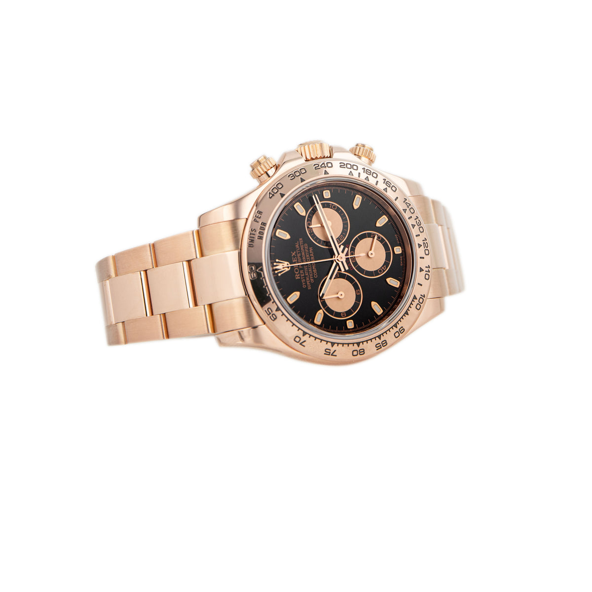Rolex Cosmograph Daytona Rose Gold Black Dial 40mm 116505