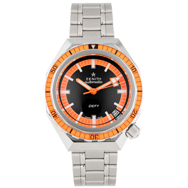 Zenith Defy Revival Stainless Steel Black Dial 37mm 03.A3648.670