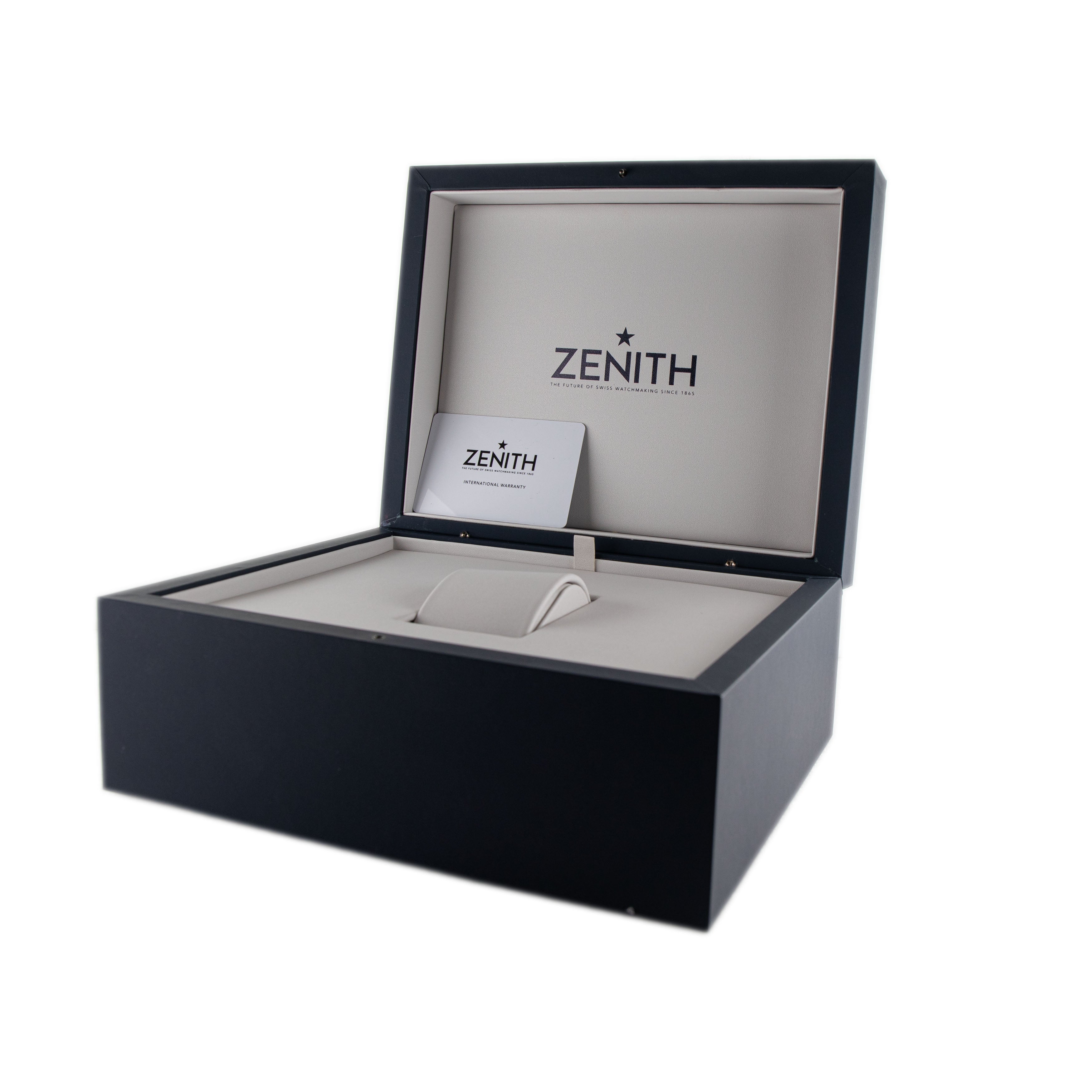 Zenith Defy Revival Stainless Steel Black Dial 37mm 03.A3648.670 Full Set