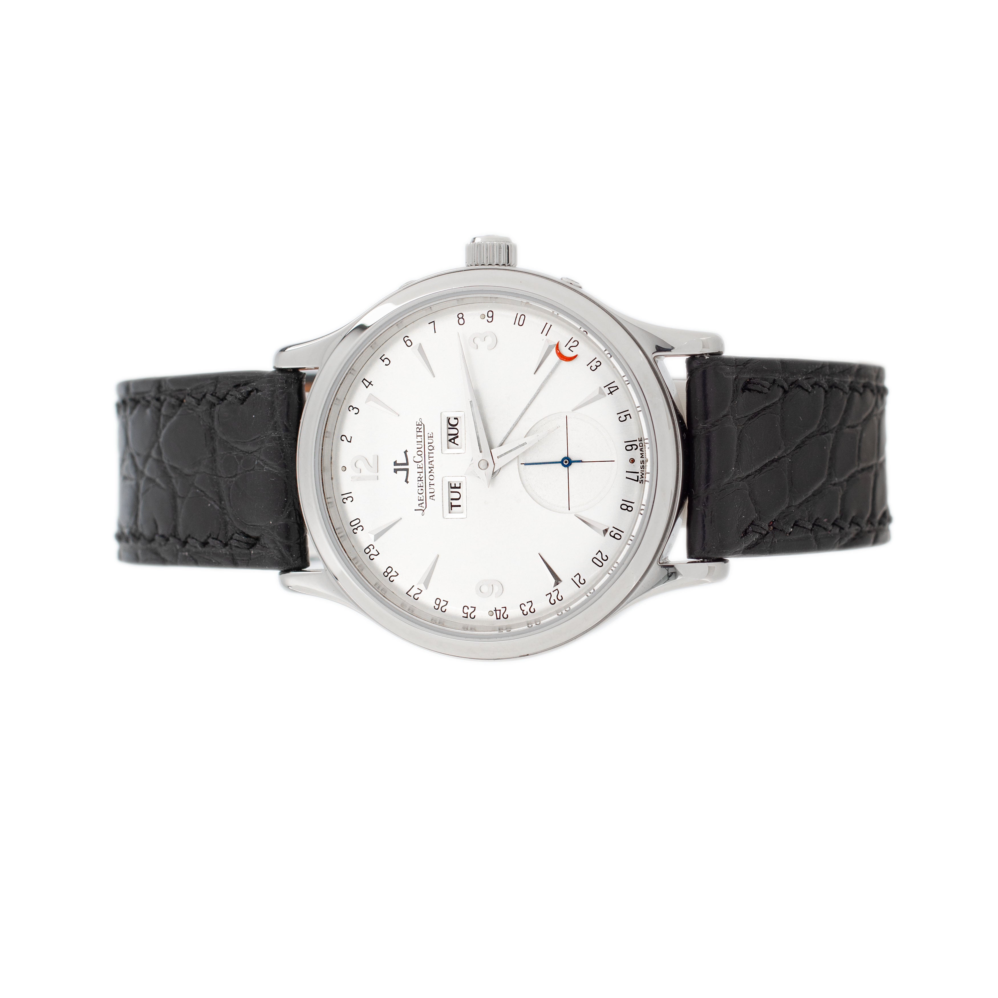 Jaeger-LeCoultre Master Control  Calendar Stainless Steel Silver Dial 37mm 140.8.87