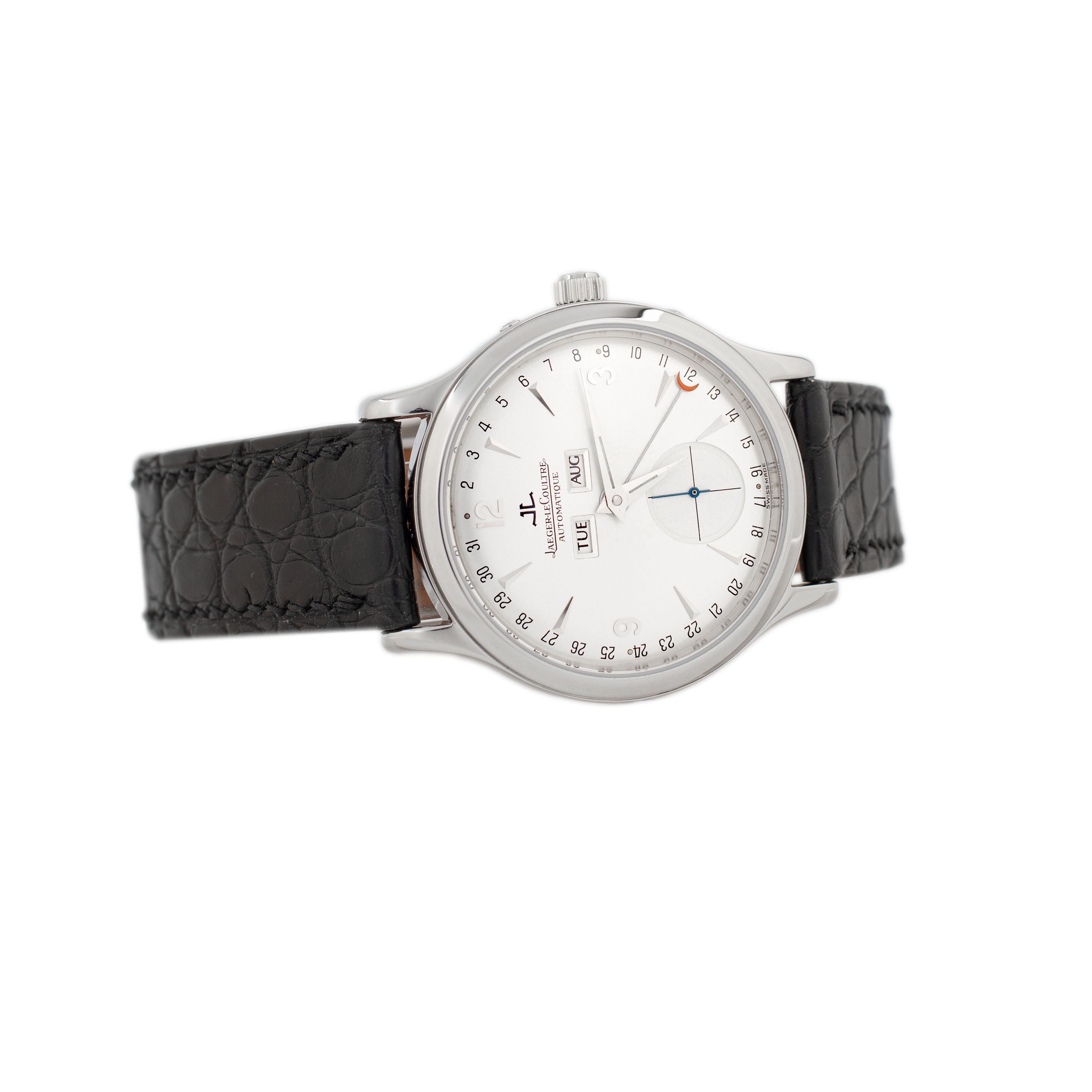 Jaeger-LeCoultre Master Control  Calendar Stainless Steel Silver Dial 37mm 140.8.87