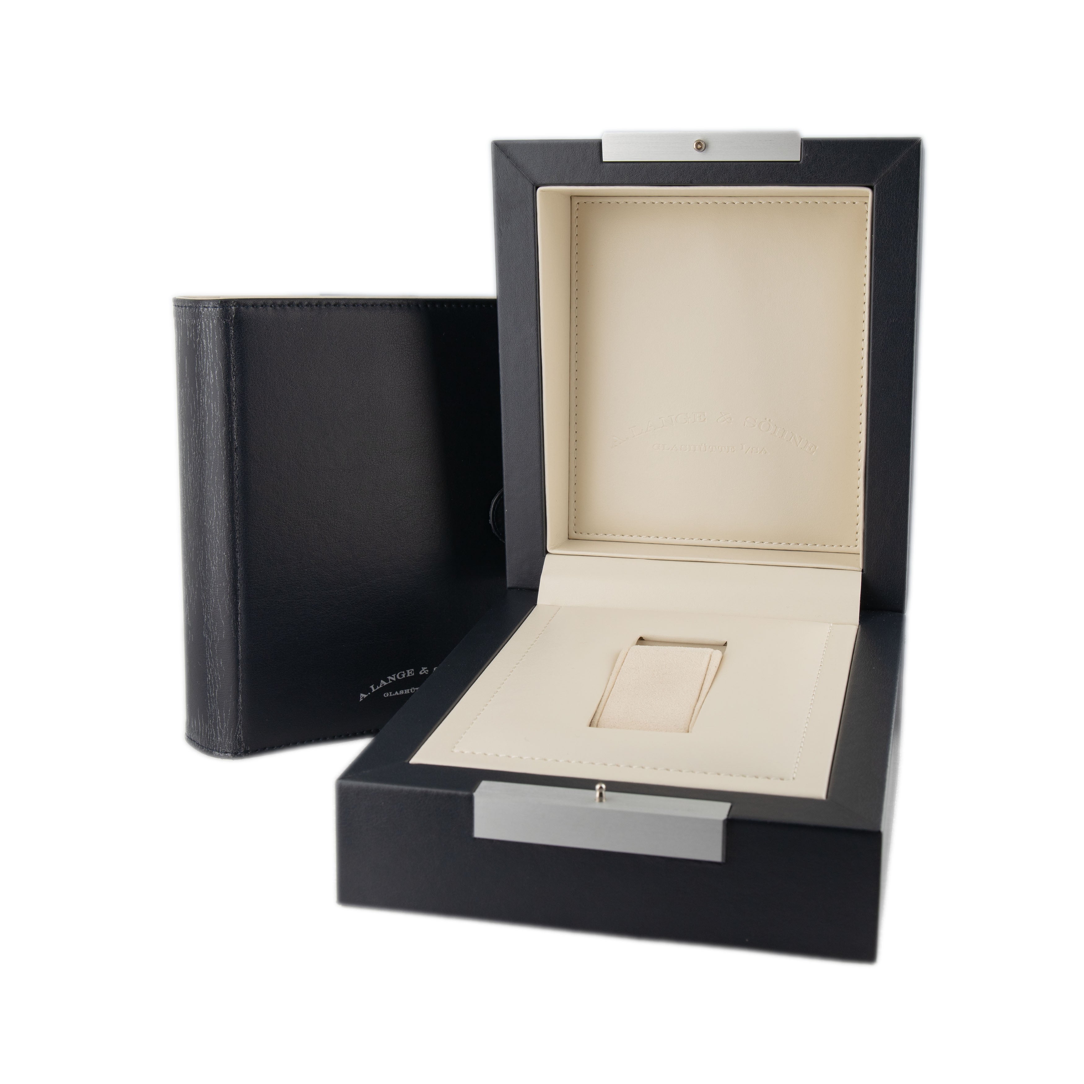 A. Lange & Sohne Lange 1 Moonphase Rose Gold Silver Dial 109.032 38.5mm