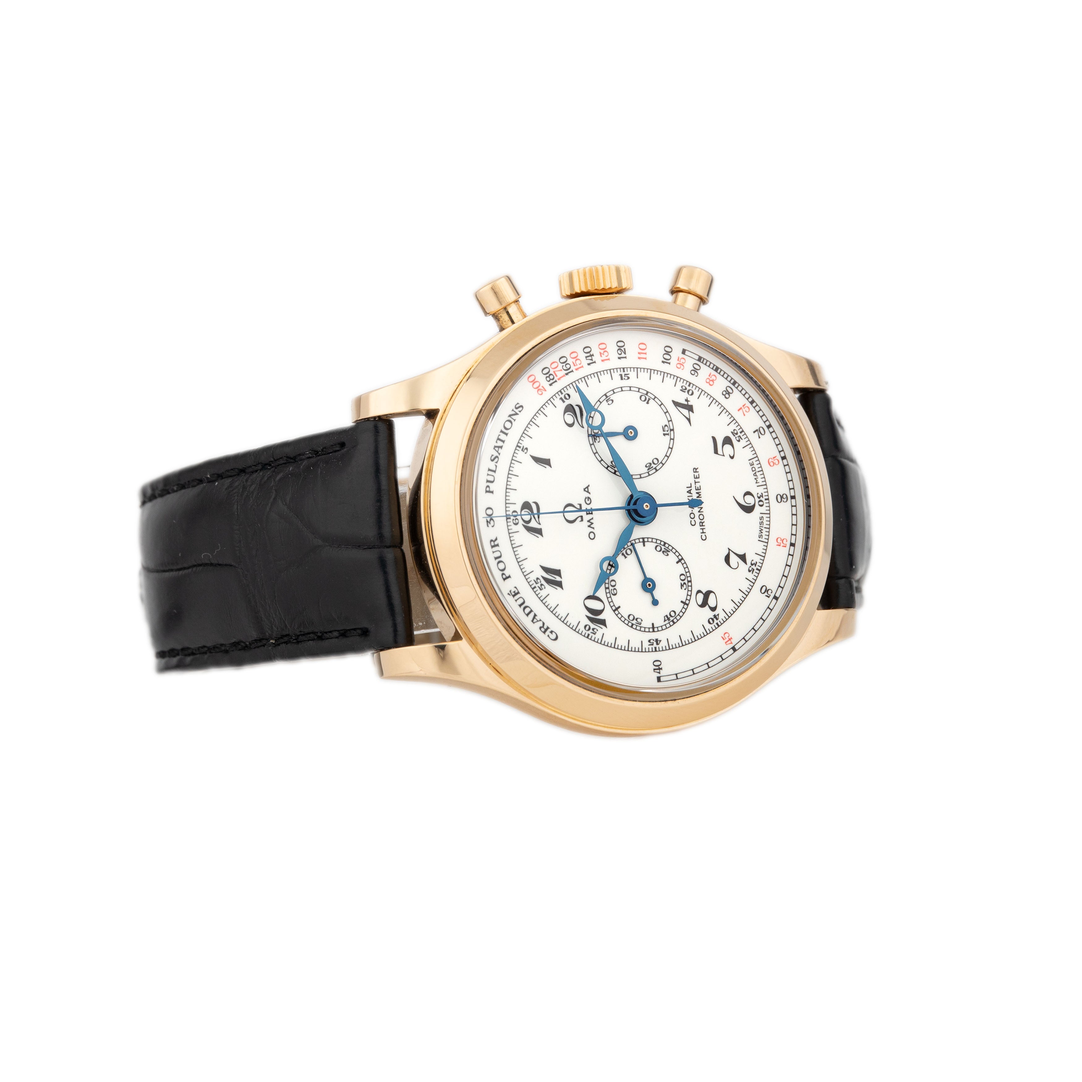 Omega Museum Specialities Yellow Gold White Dial 39mm 516.53.39.50.09.001 Full Set