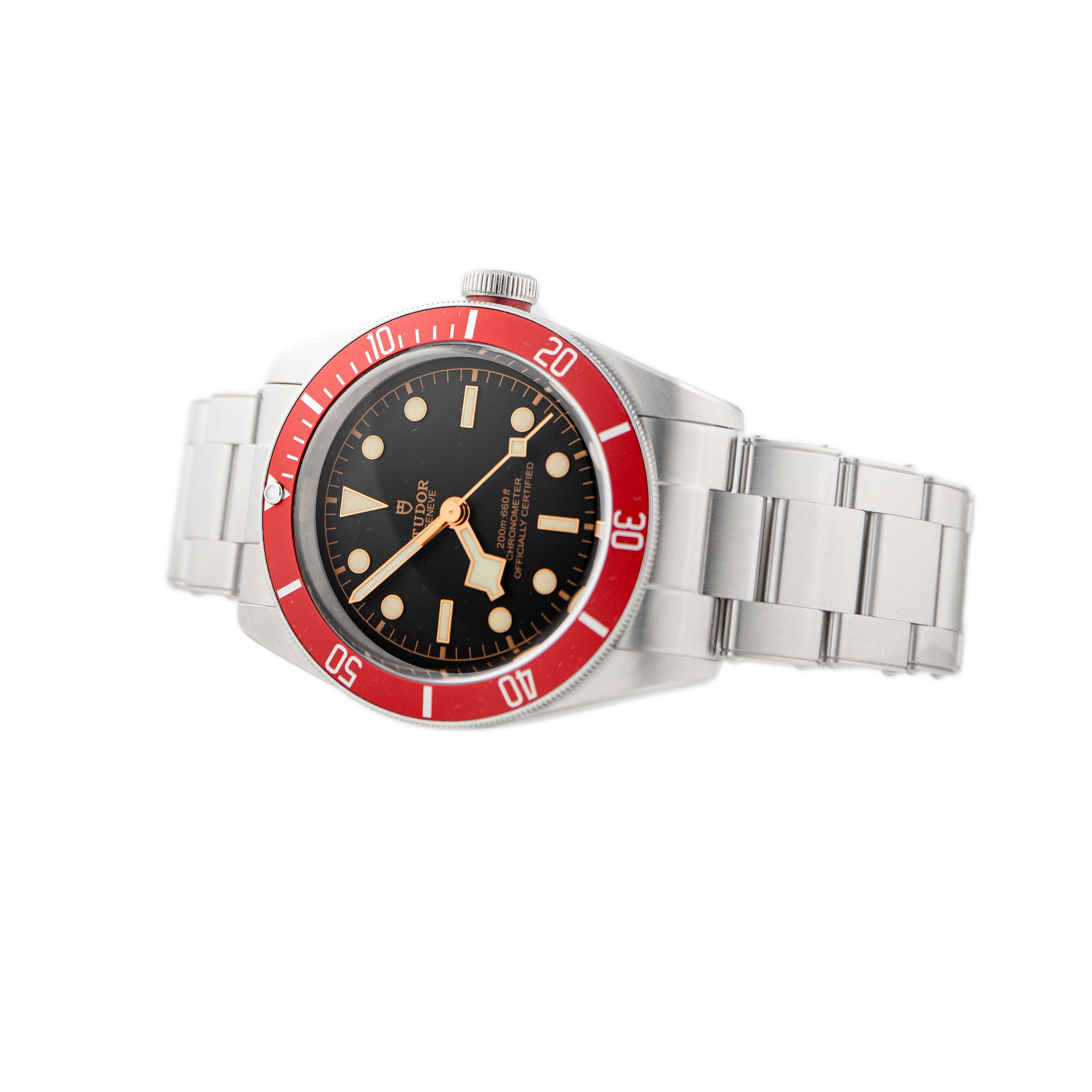 Tudor Black Bay Red Stainless Steel Black Dial 41mm 79230R Full Set