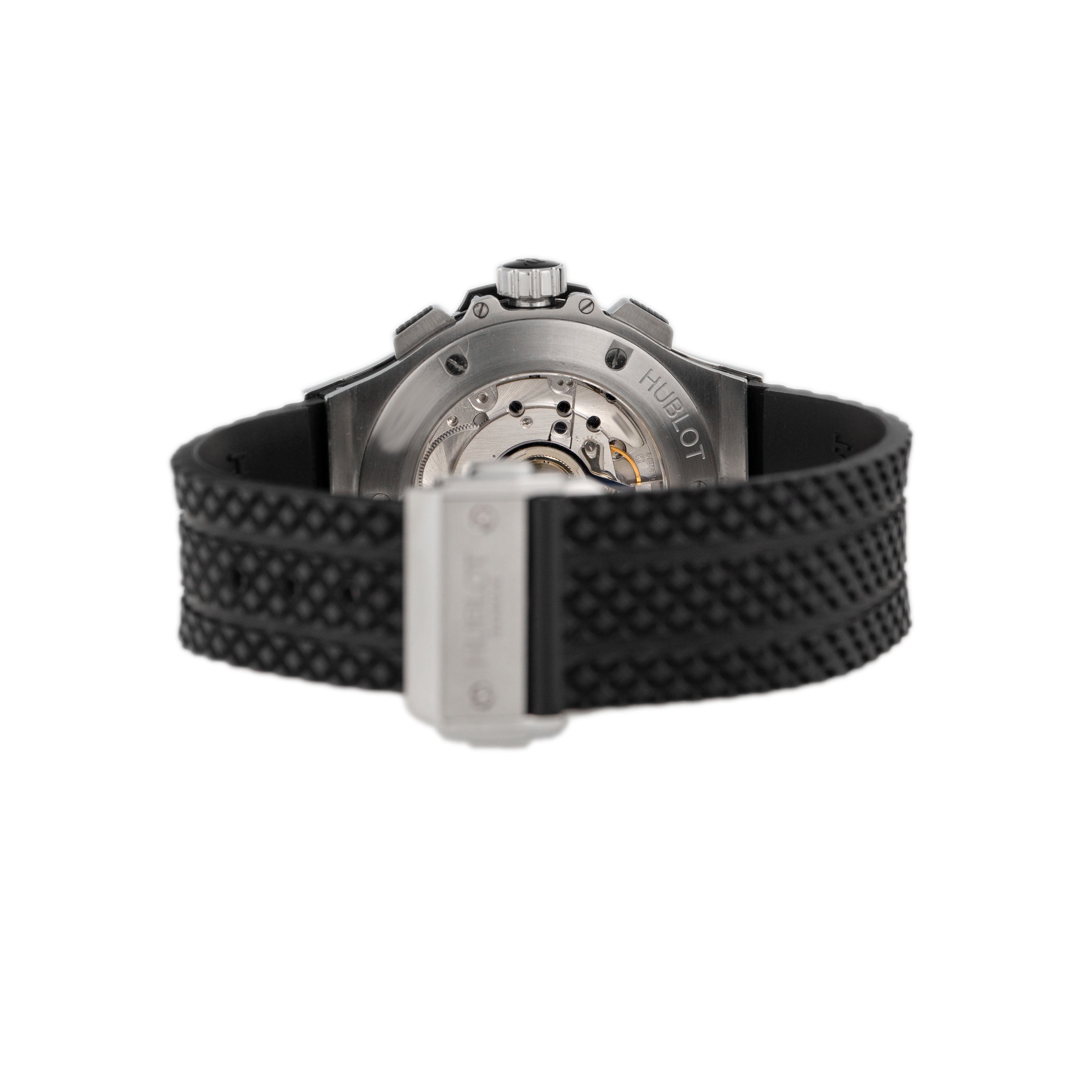 Hublot Big Bang 41 Chronograph Stainless Steel Black Dial 41mm 341.SB.