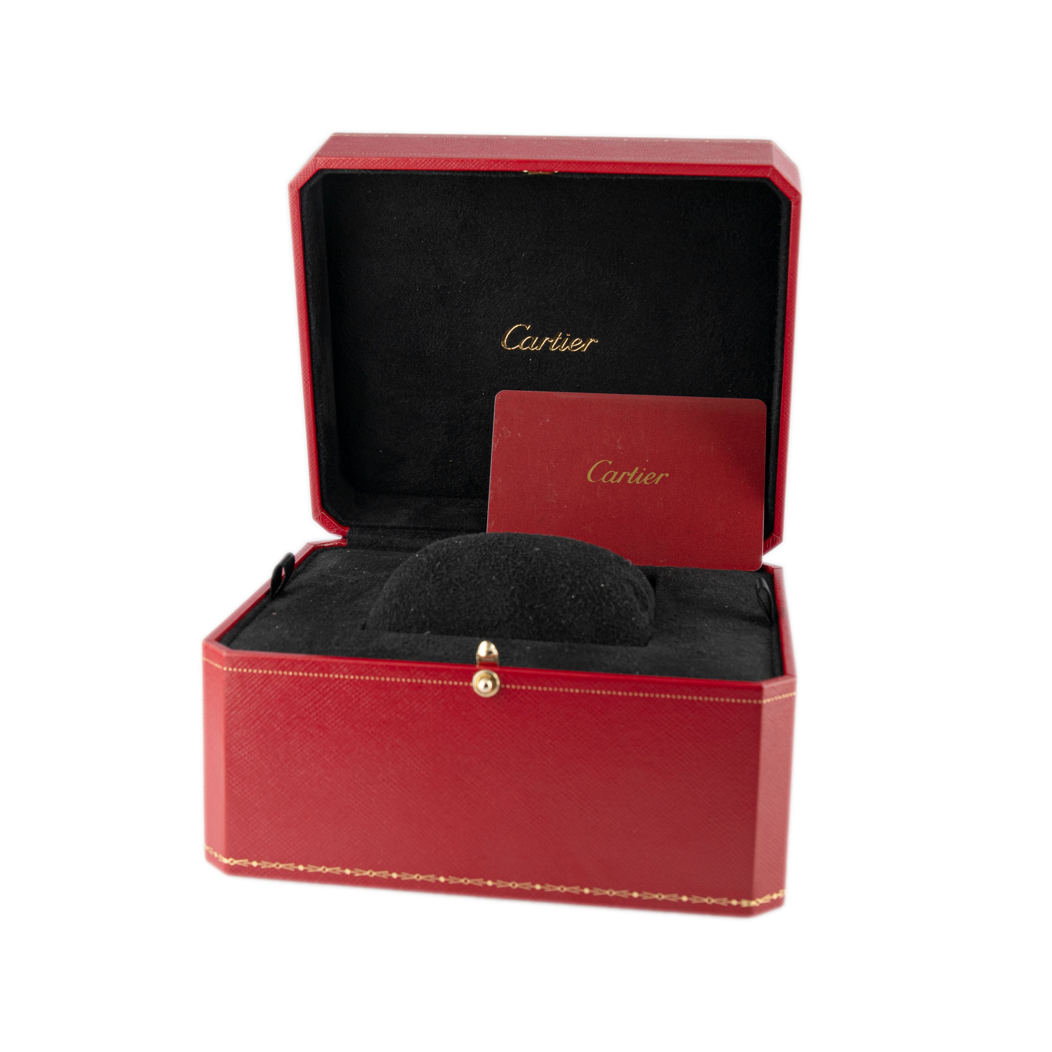 Cartier Tank Solo Rose Gold 24mm White Dial W5200024 Full set