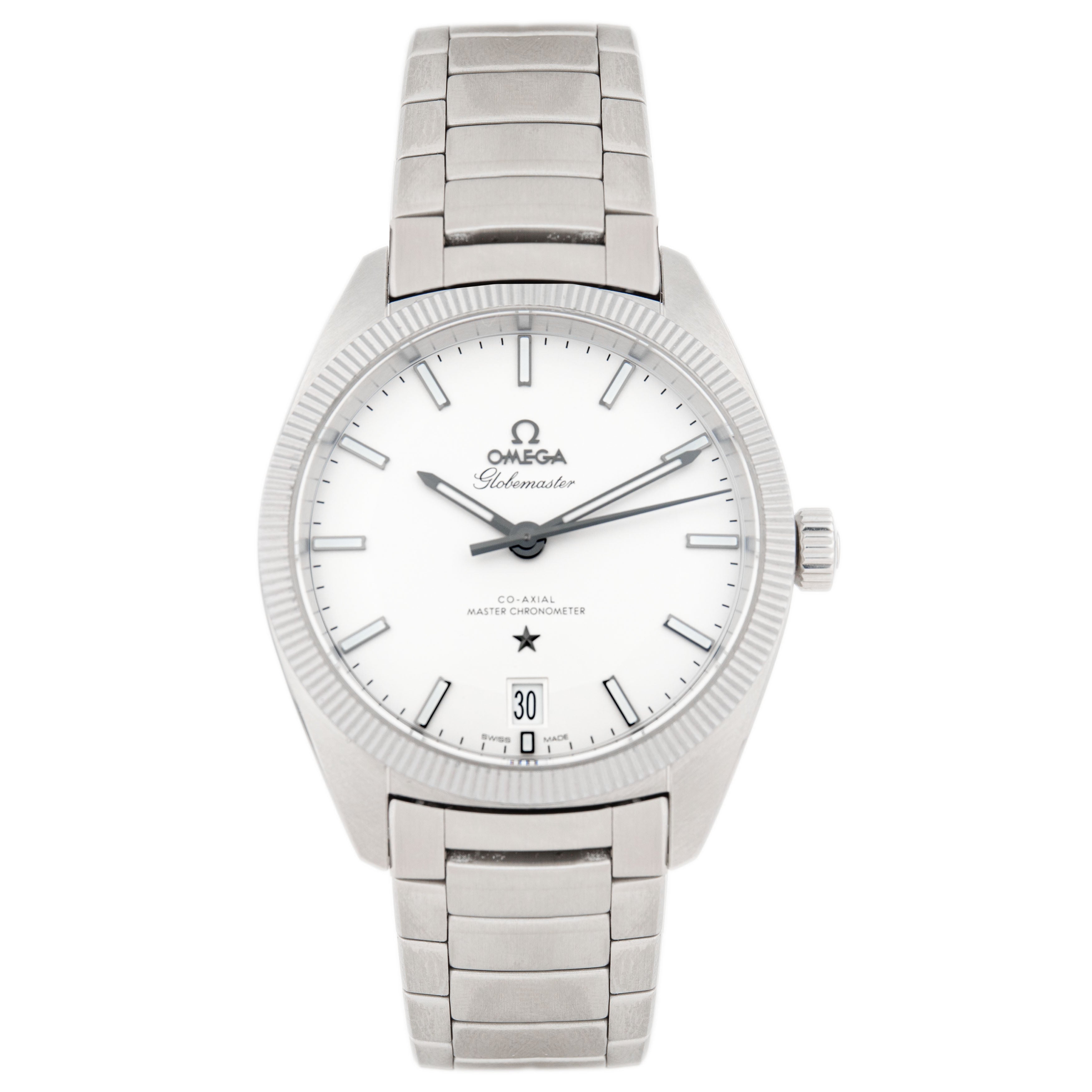 Omega Constellation Globemaster Stainless Steel Silver Dial 39mm 130.30.39.21.02.001 Full Set