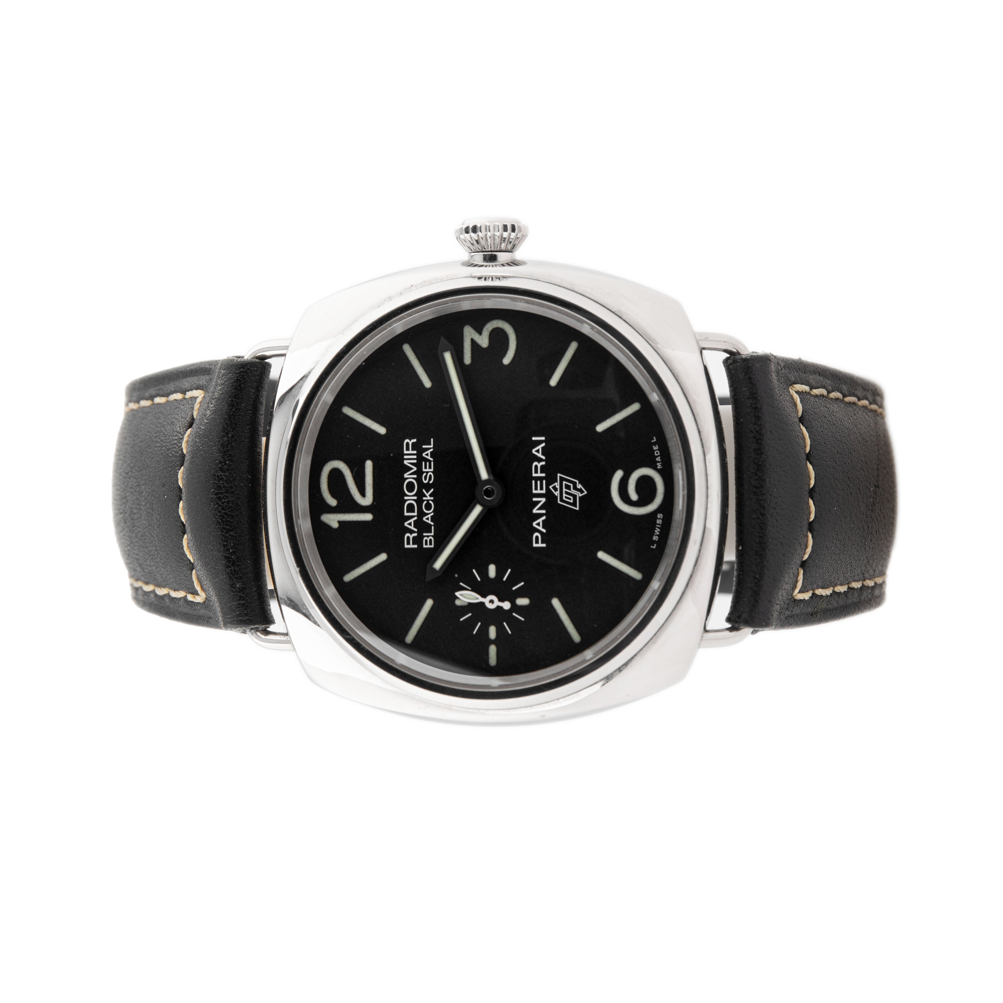 Panerai Radiomir Black Seal Stainless Steel Black Dial 45mm PAM00754 Full Set