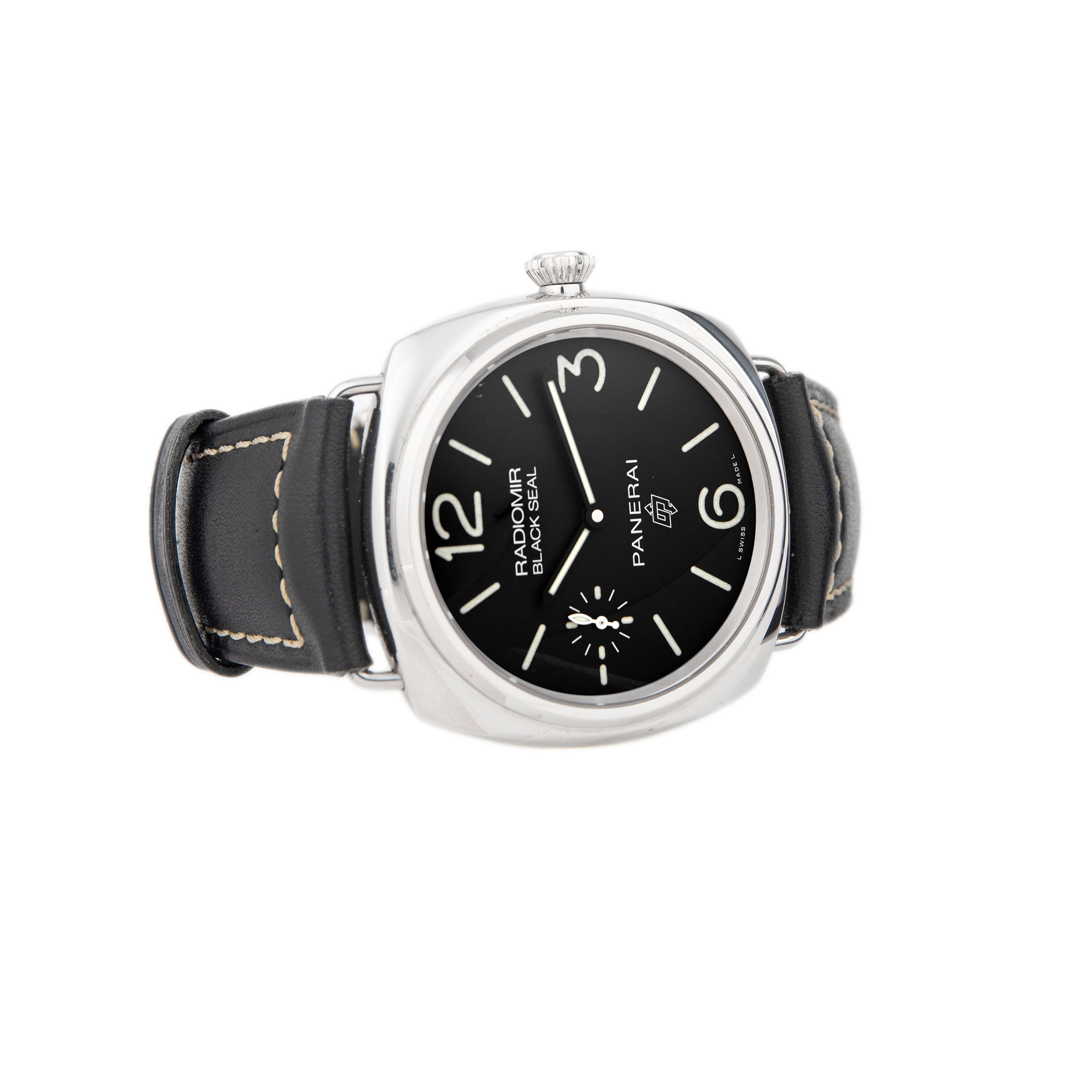 Panerai Radiomir Black Seal Stainless Steel Black Dial 45mm PAM00754 Full Set